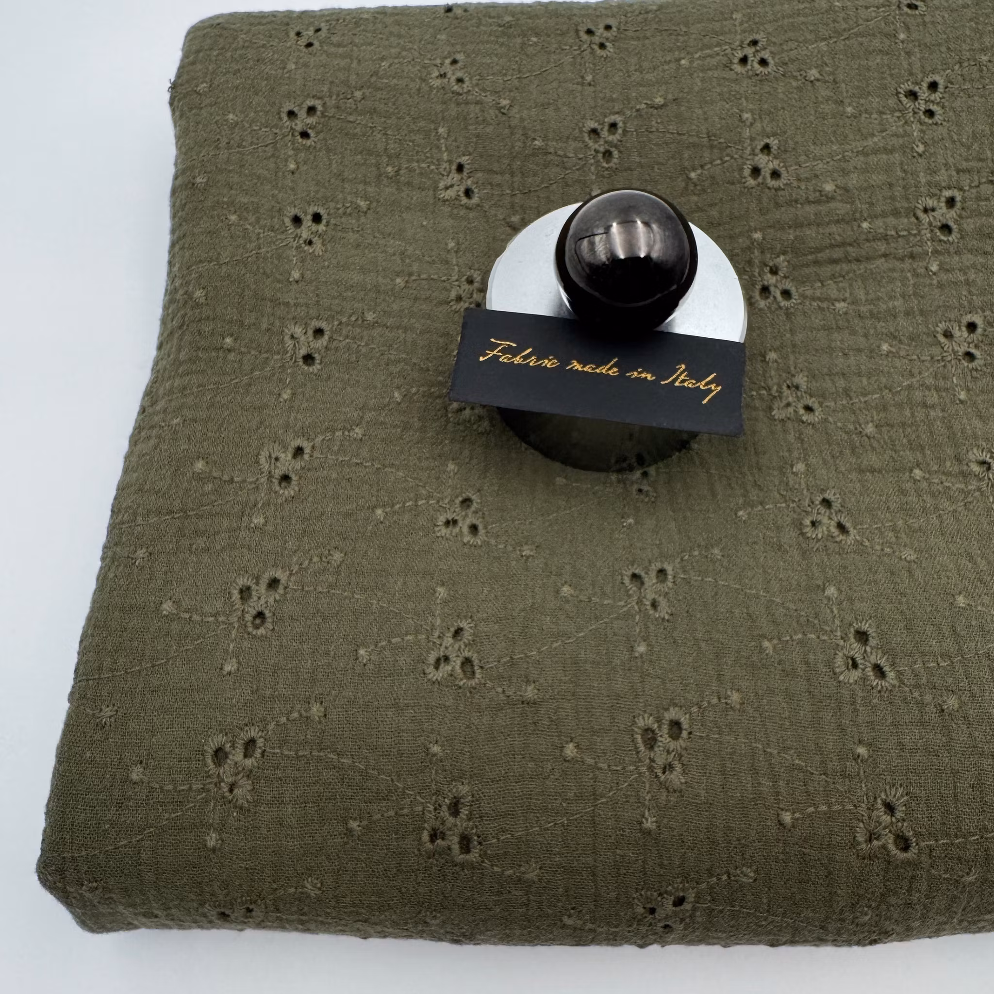 2,2m Bomullsmuslin brodyr mörkgrön