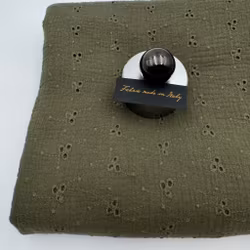 2,2m Bomullsmuslin brodyr mörkgrön