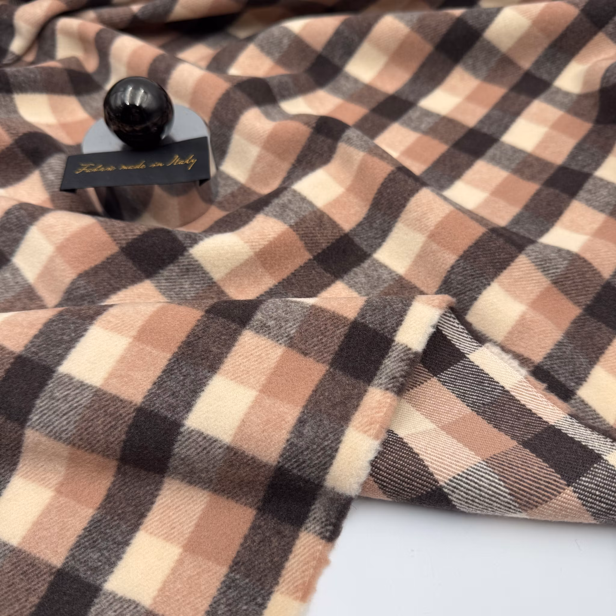 1,5m Ullruta borstad brun/rosa Riccer*