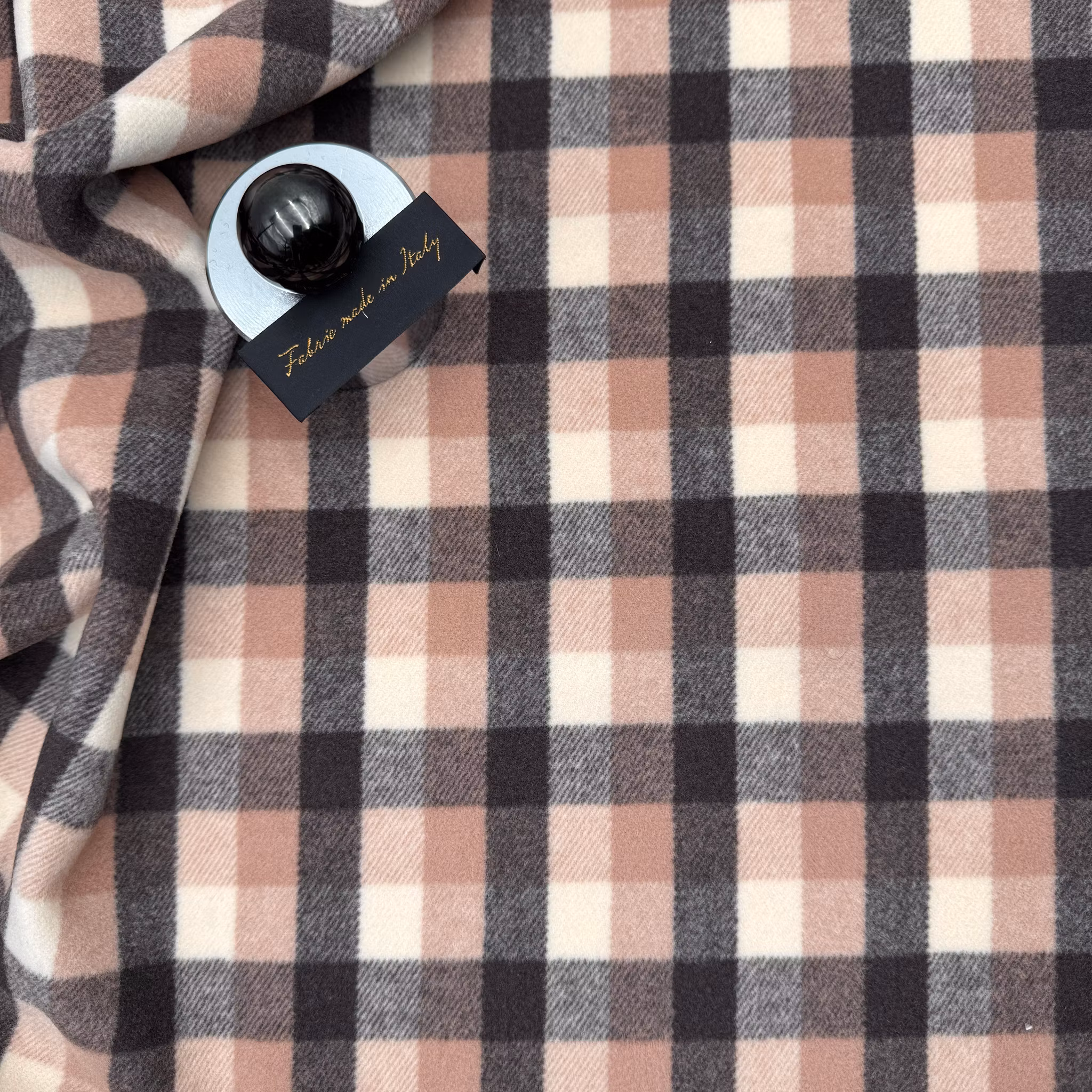 1,5m Ullruta borstad brun/rosa Riccer*