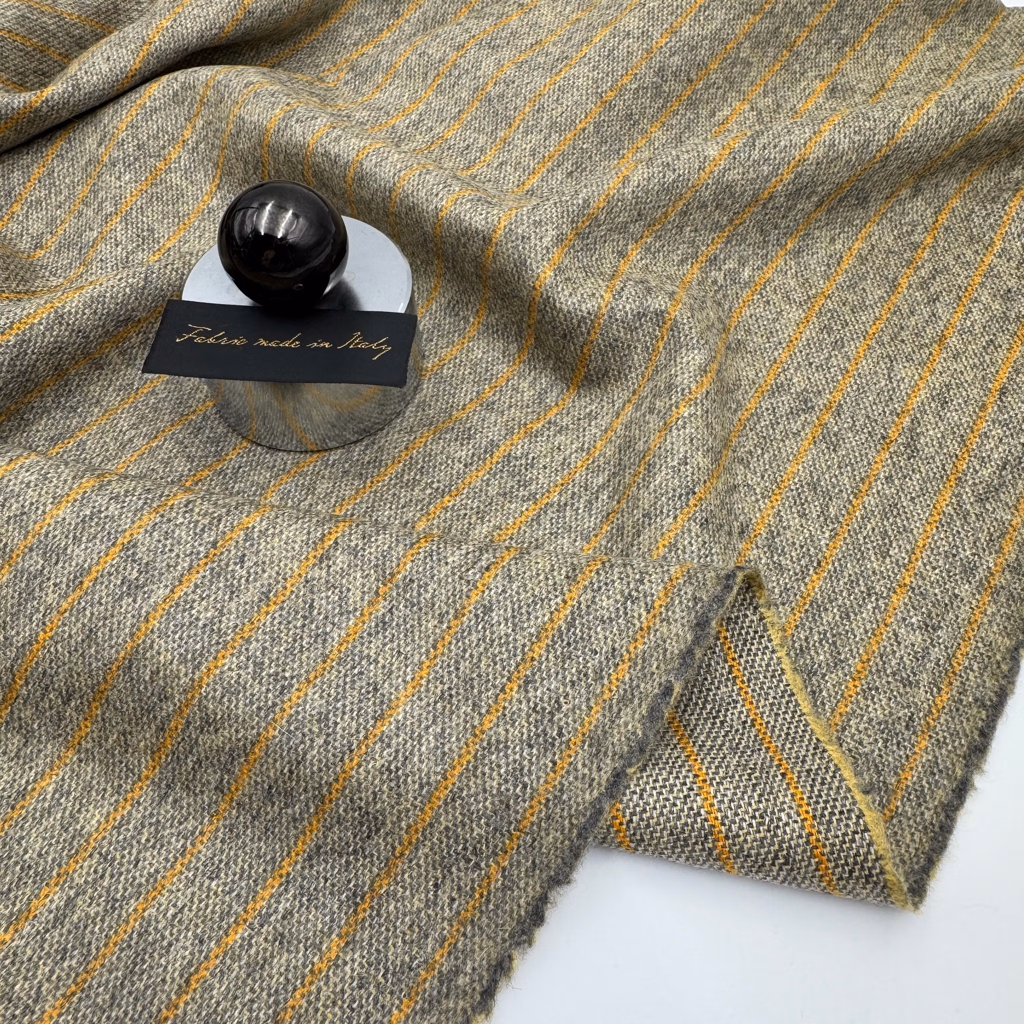 1,5m Ull/angora khaki/gul Riccer*