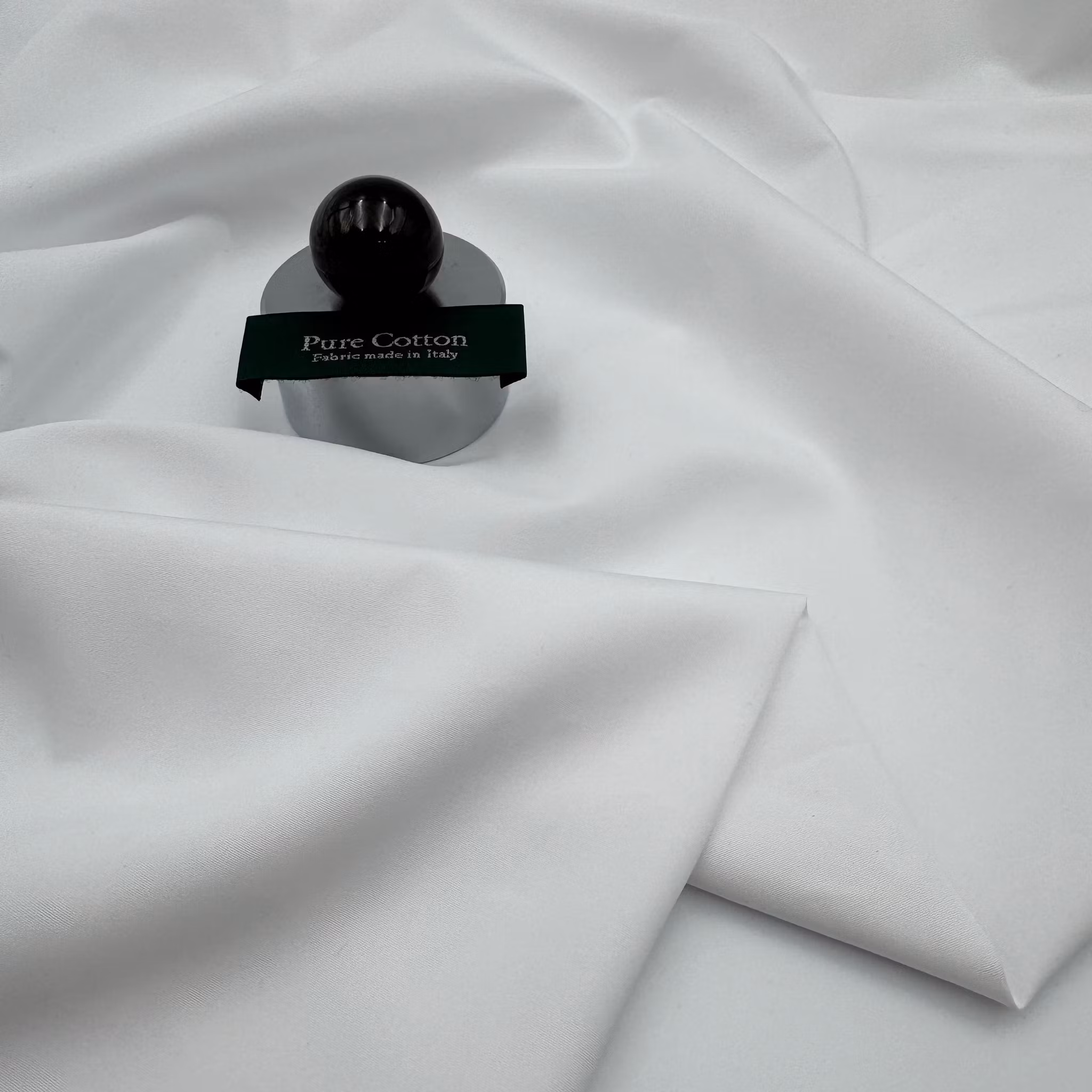 2,5m kraftigt poplin vit