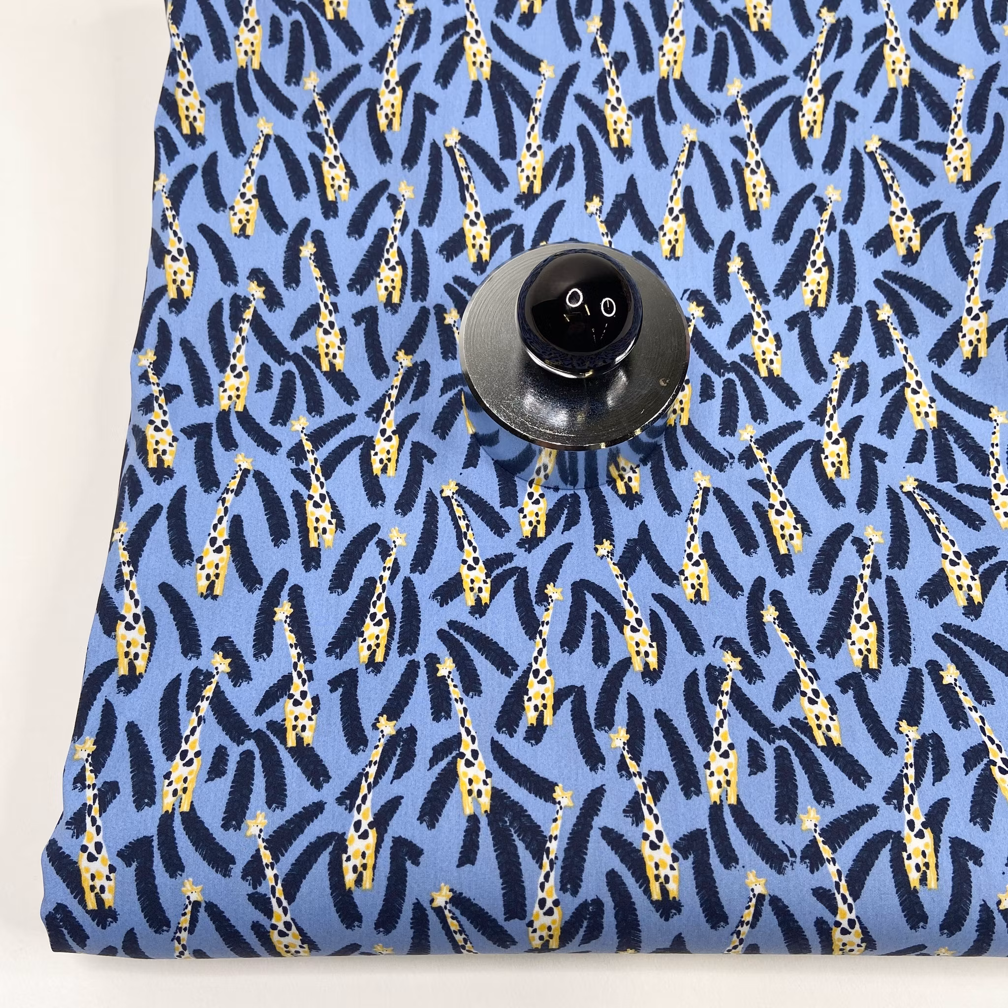 1,5m Bomull/elastan Poplin giraffer