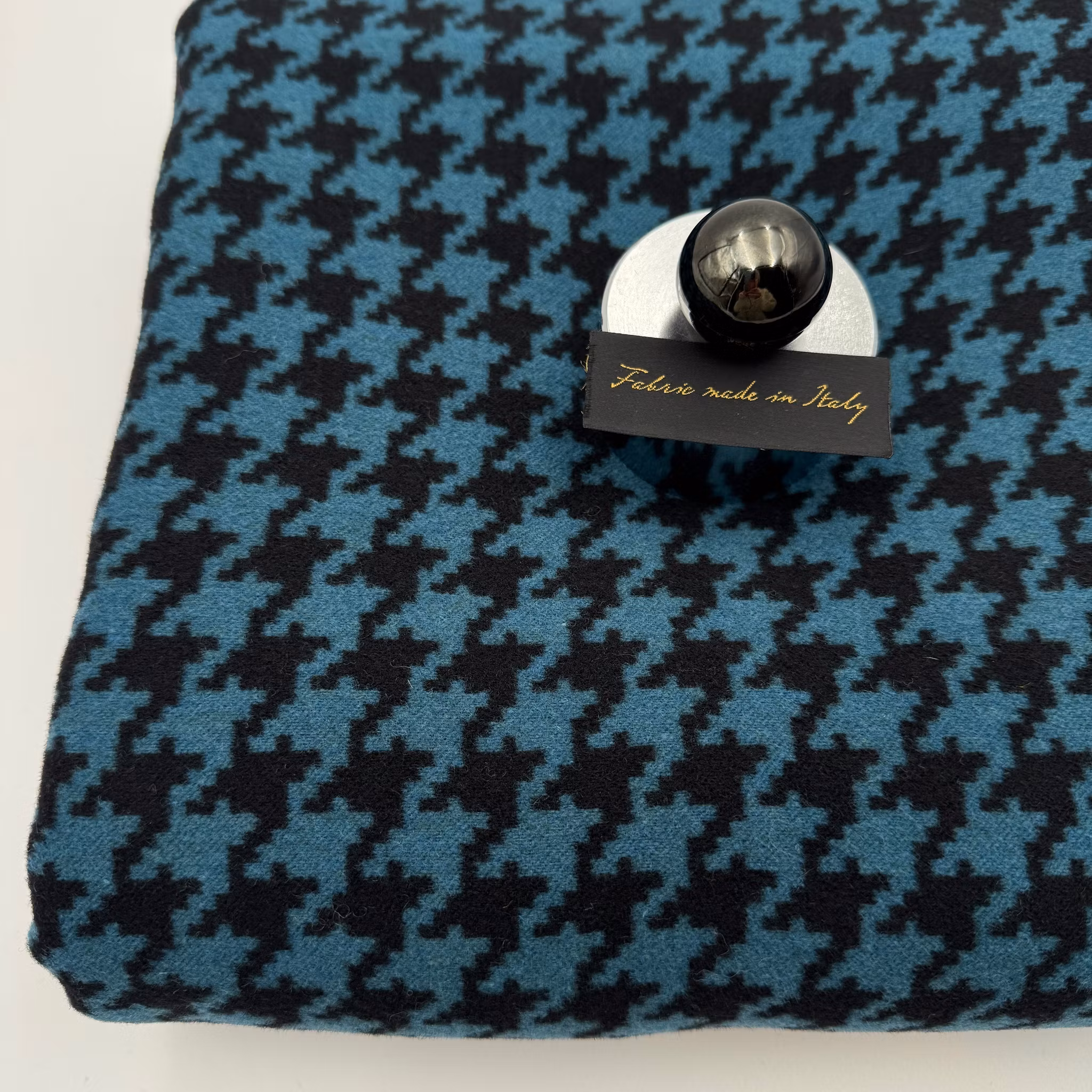 1,5m Ull hundtand svart/petrol