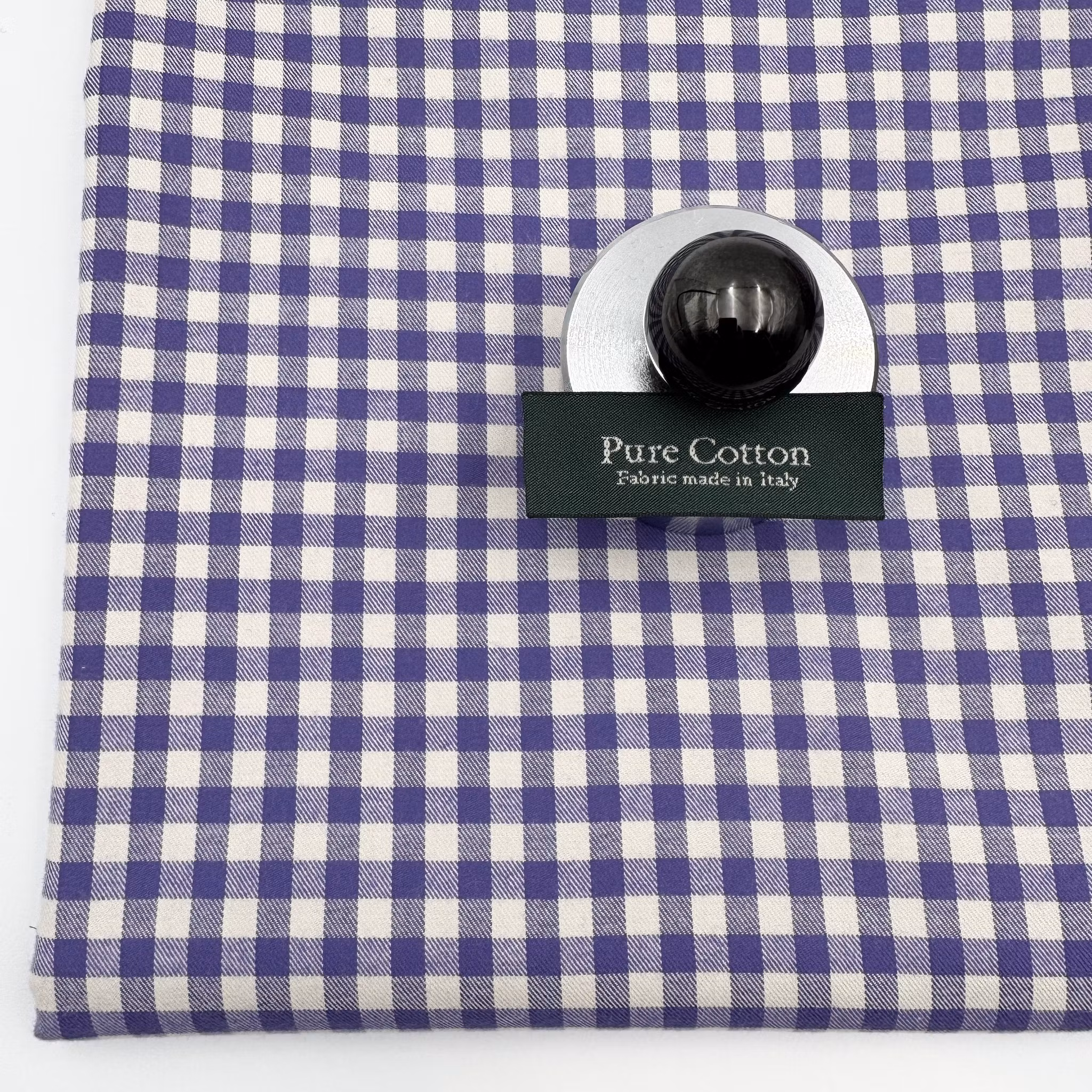 1,5m Skjortbomull mjuk lila/vit Thomas M****