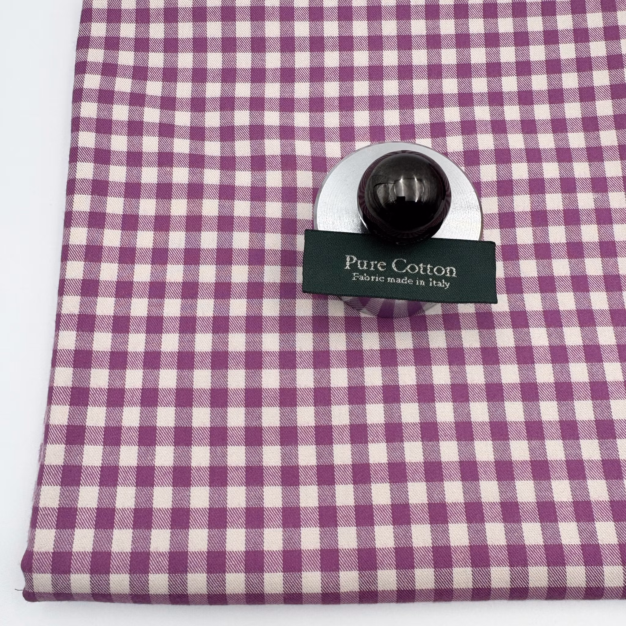 1,5m Skjortbomull mjuk fuchsia/vit Thomas M****