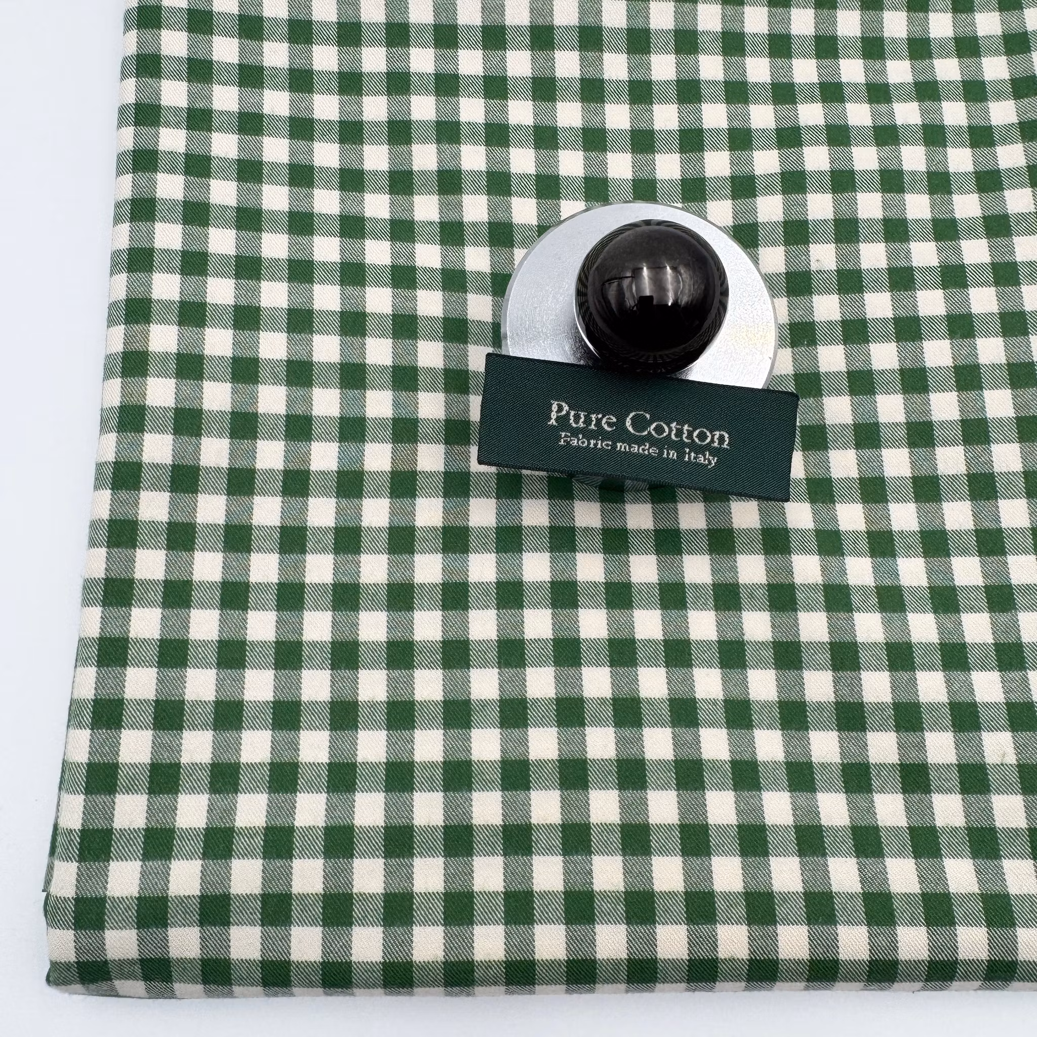 1,5m Skjortbomull mjuk grön/vit Thomas M****