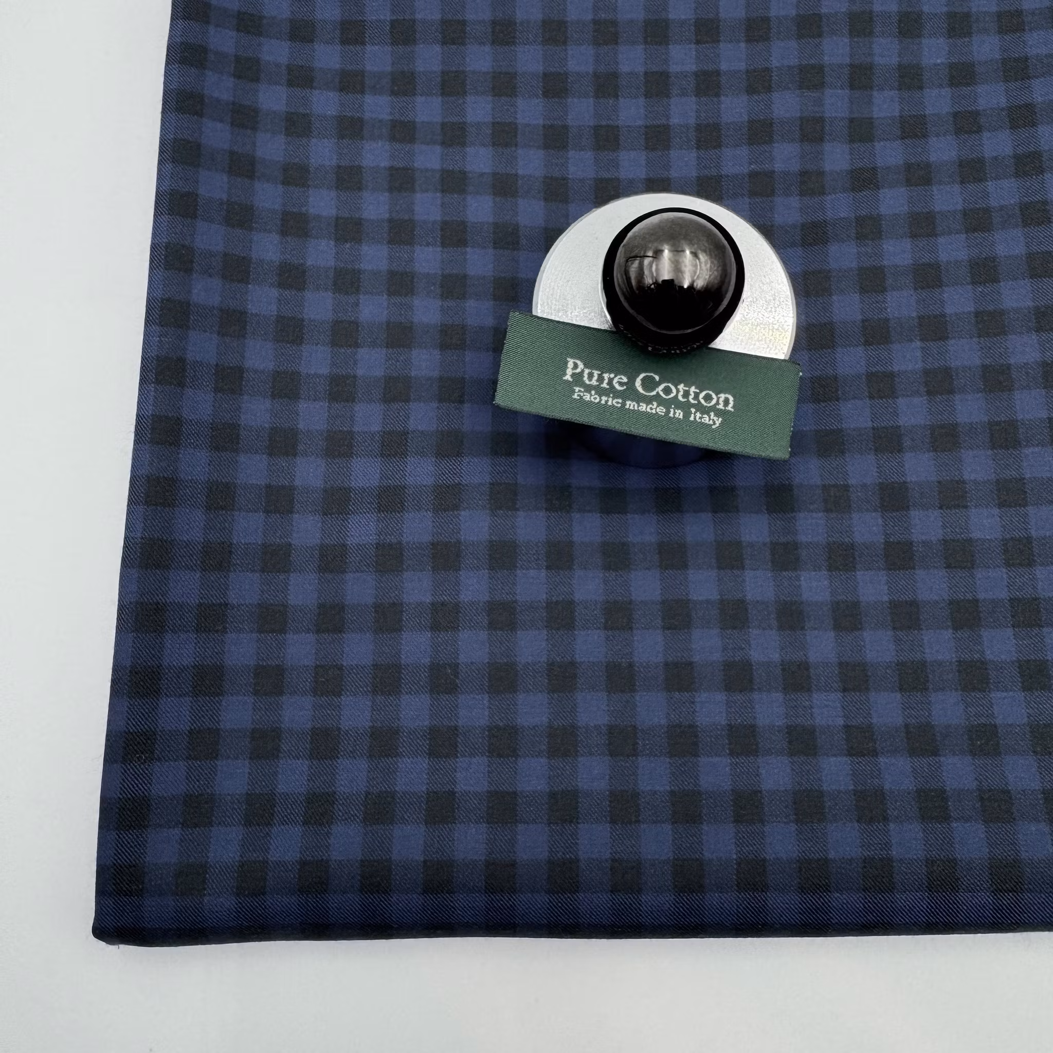 1,75m Skjortbomull mjuk marin/svart Thomas M****