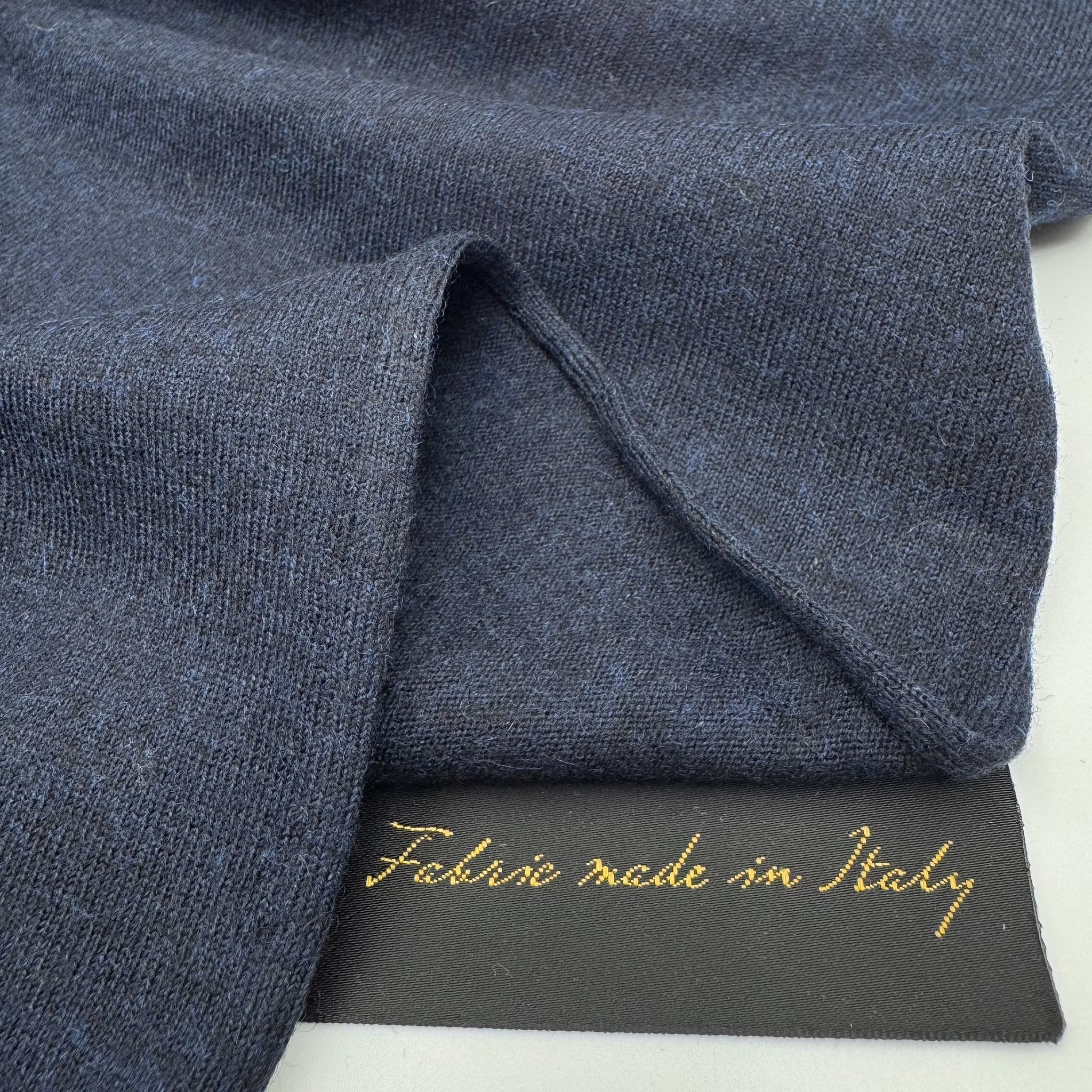 2,8m ull/bomullstrikå blåsvart