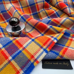 1m Ulltweed blå/beige/senap ruta Gucci*