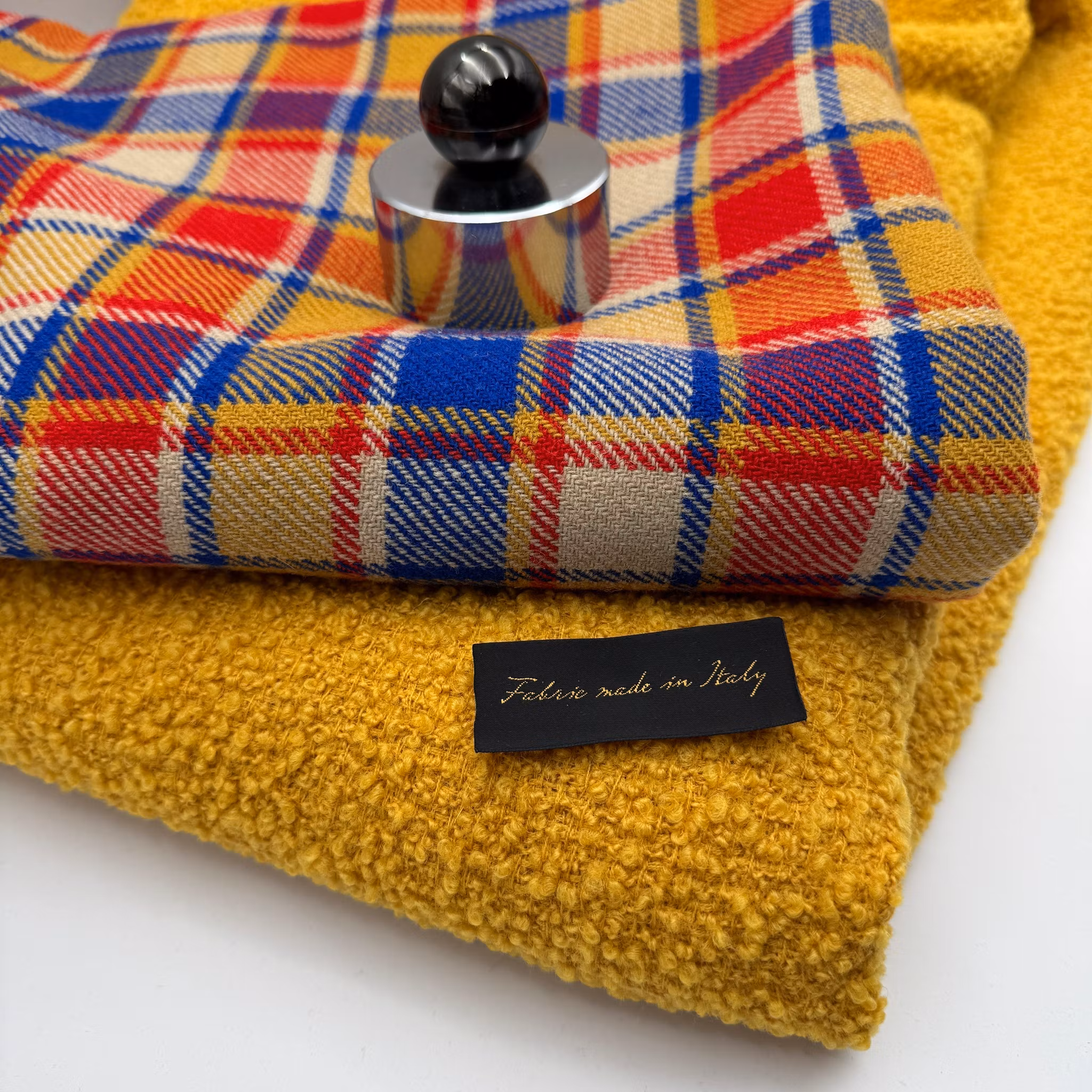 1m Ulltweed blå/beige/senap ruta Gucci*