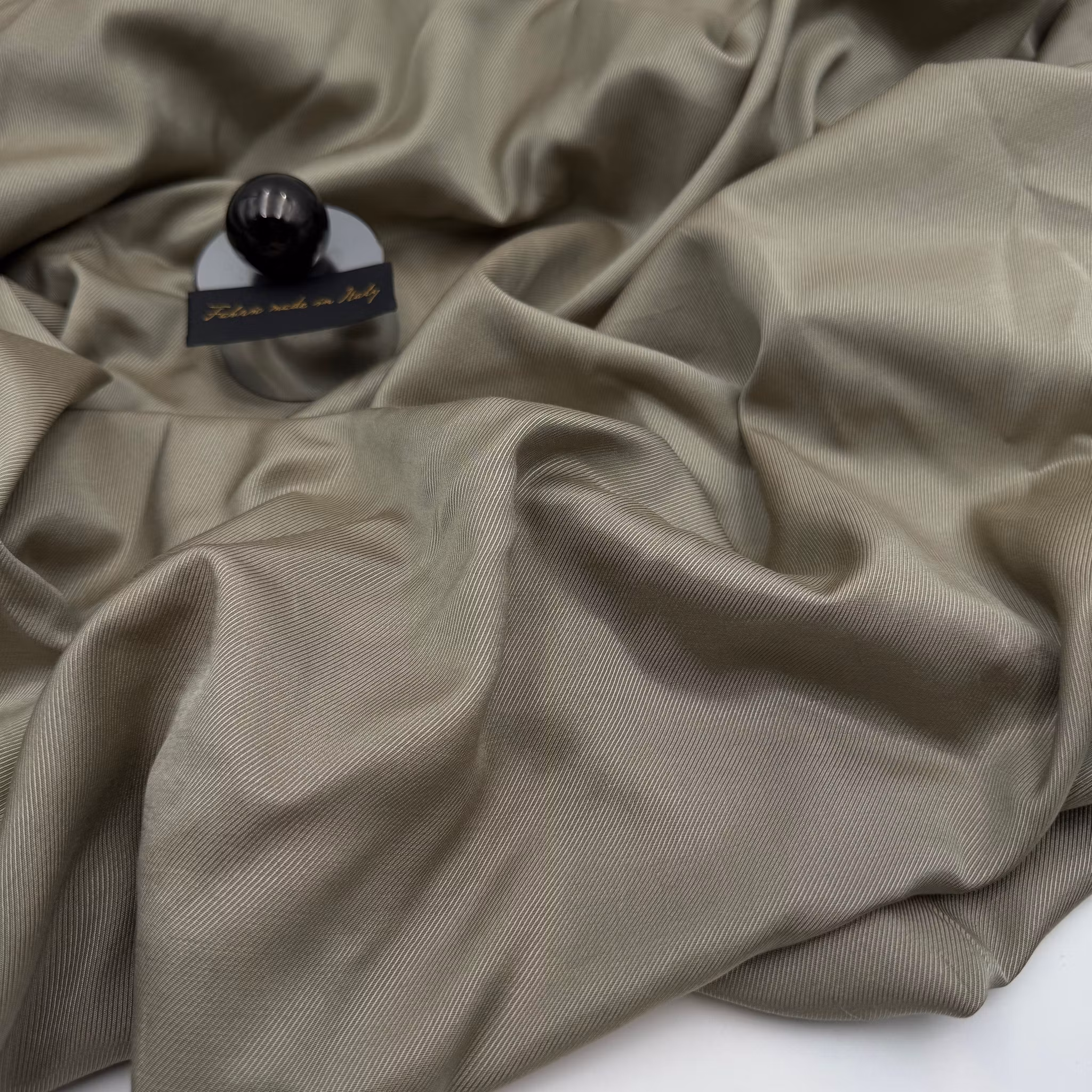 1,5m Foder bom/viskos khaki Stella Mc C