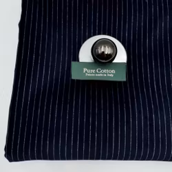 1,5m Sammet kritstreck marin