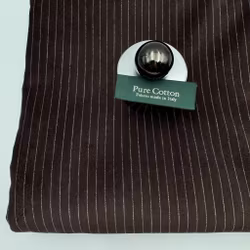 1,5m Sammet kritstreck brun