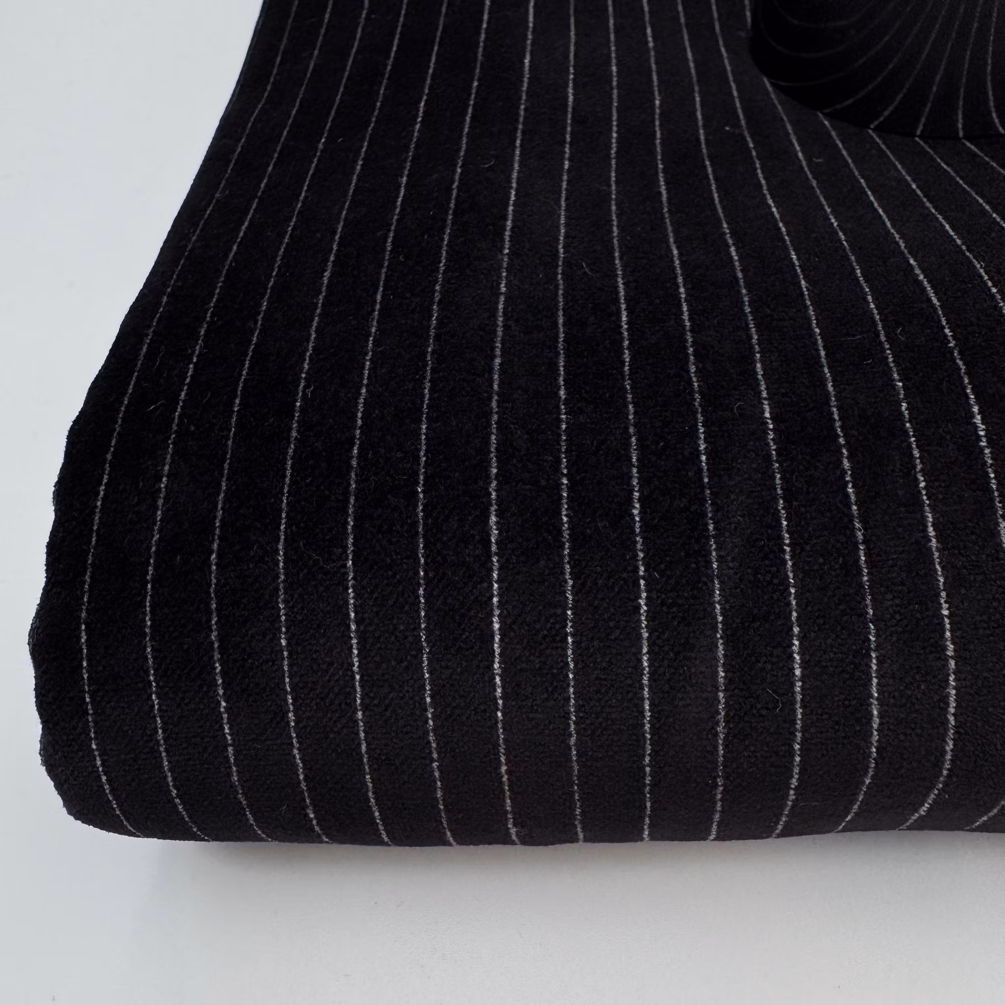 1,5m Sammet kritstreck svart