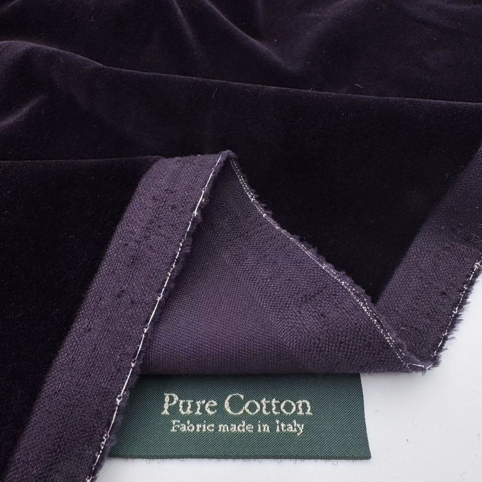 1,5m Sammet plommonlila