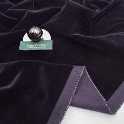 0,75m Sammet plommonlila