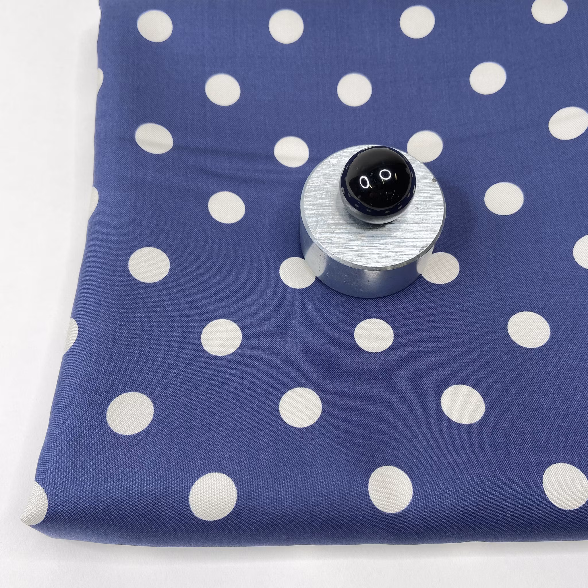 1,6m Siden prick blå (obs 95cm bred)