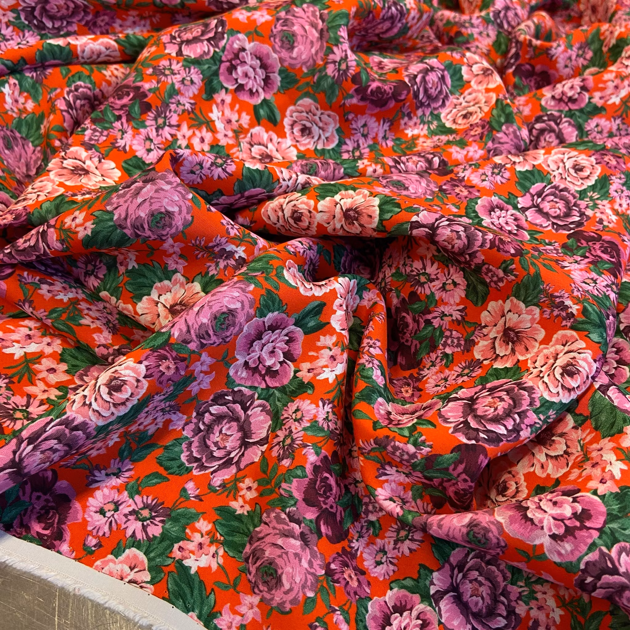 1,9m Viskos rosor röd botten