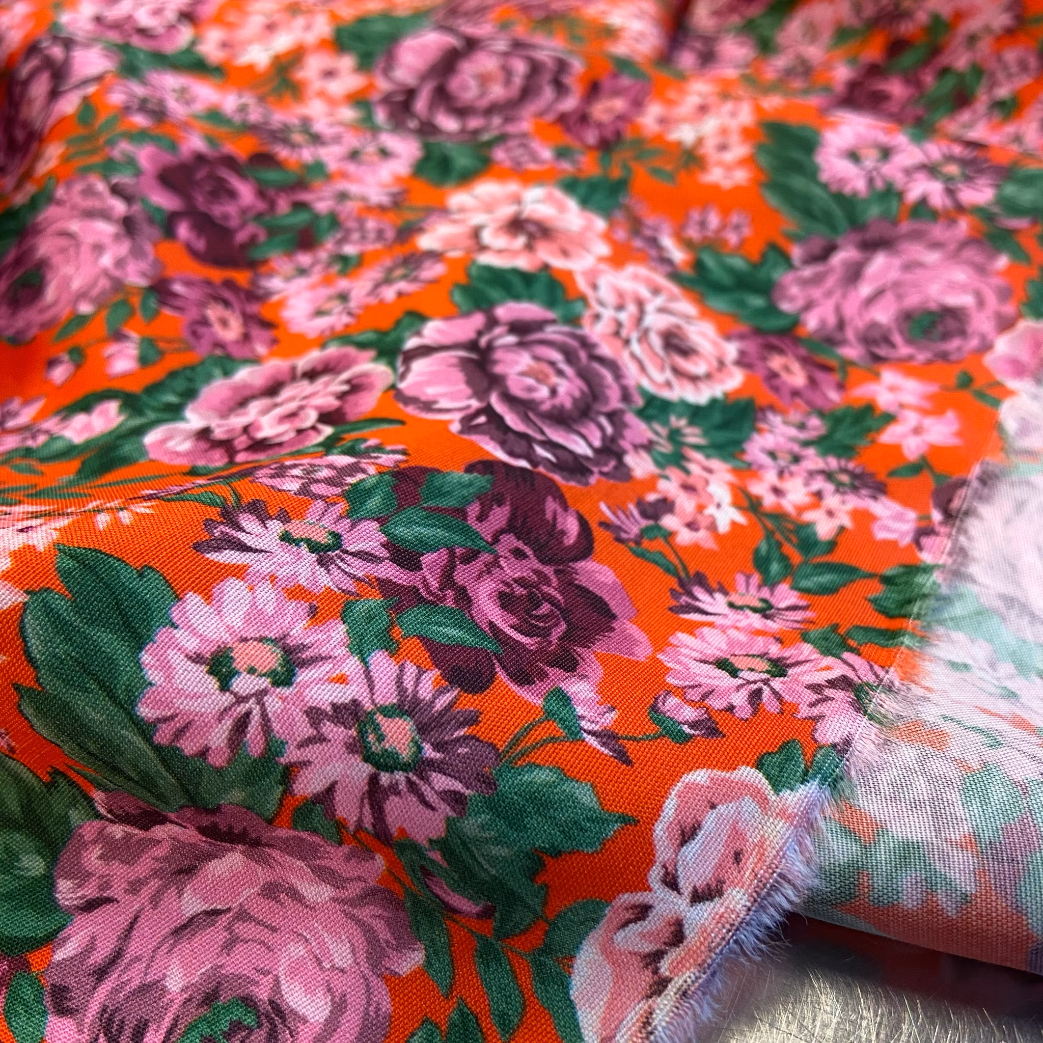 1,9m Viskos rosor röd botten