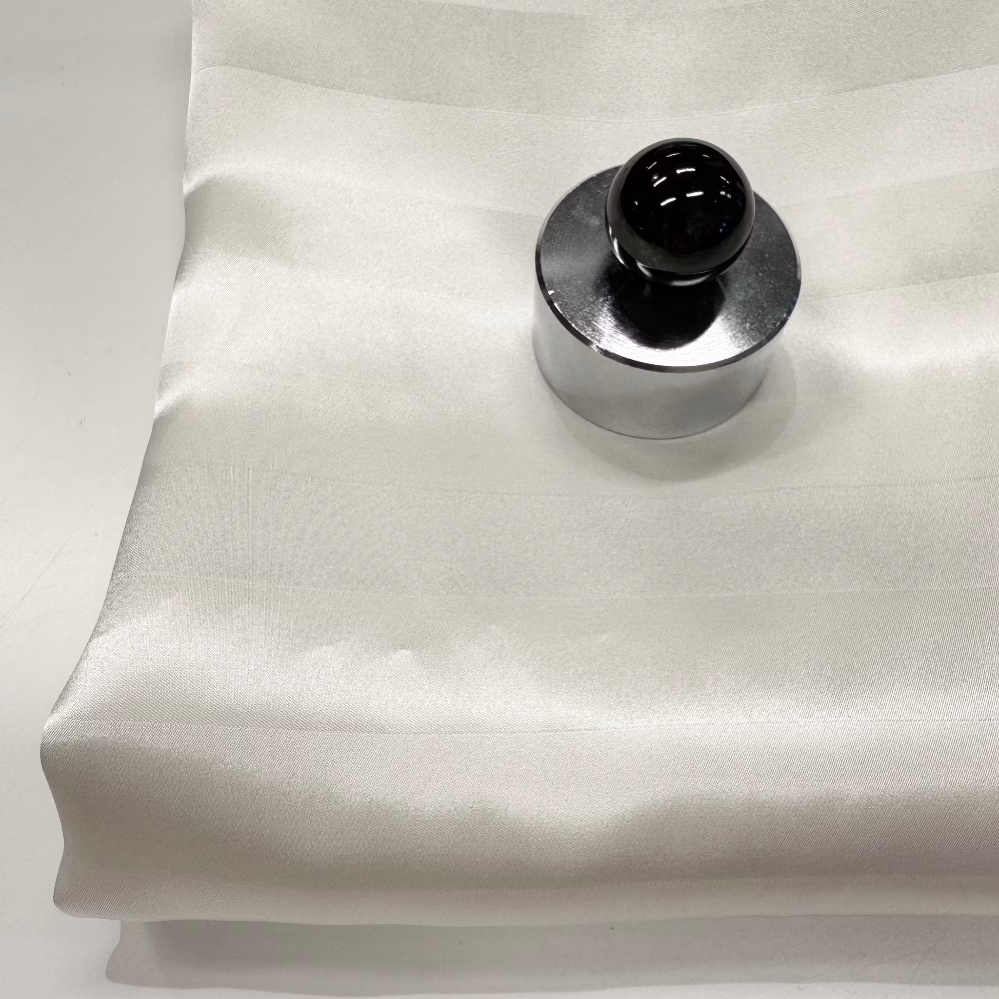 2,9m Siden/viskos gräddvit O. de la Renta