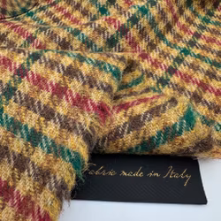 2m Ullruta brun/senap/röd/grön