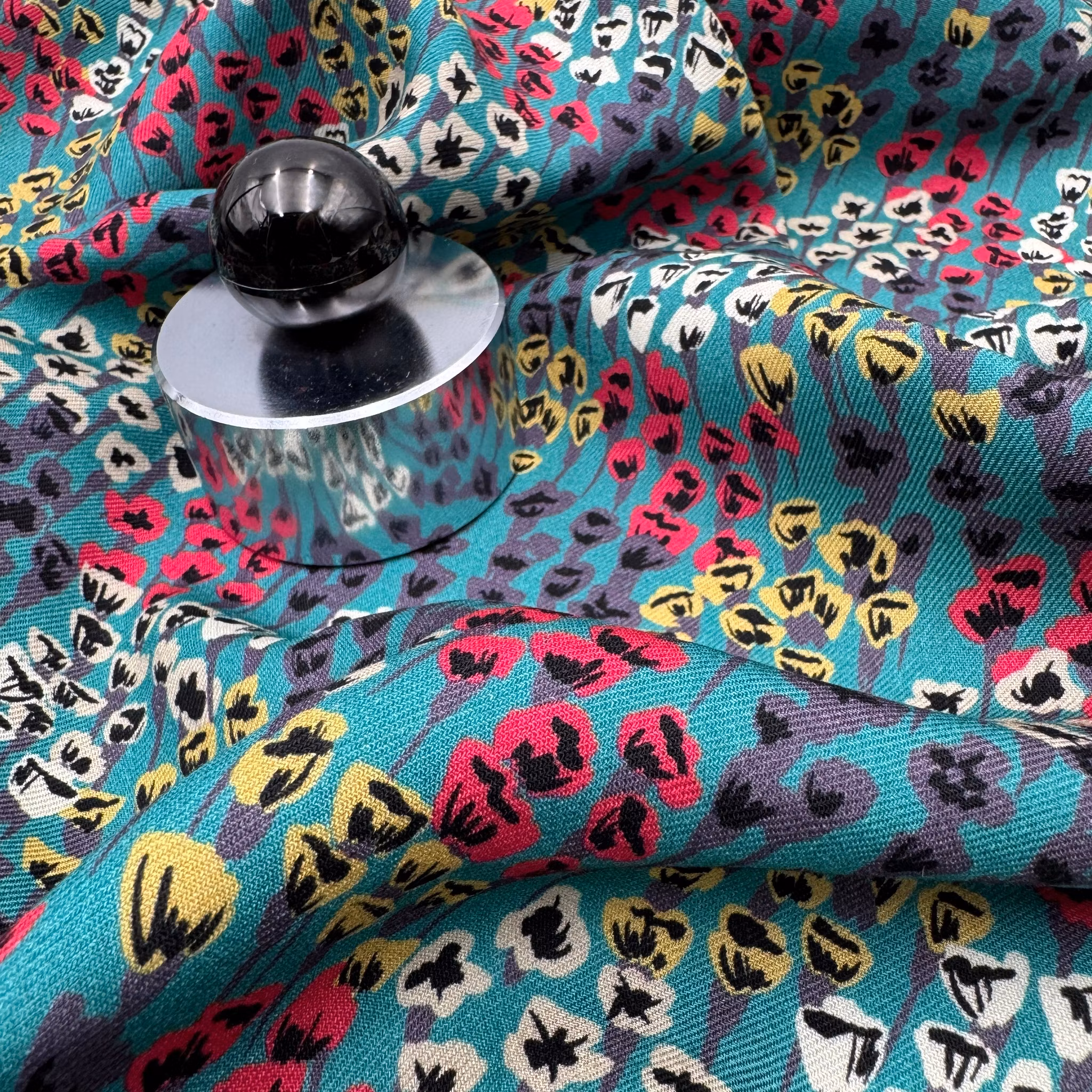 1,45m Viskostwill petrol retro