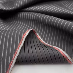 1,5m Viskosfoder grå rand