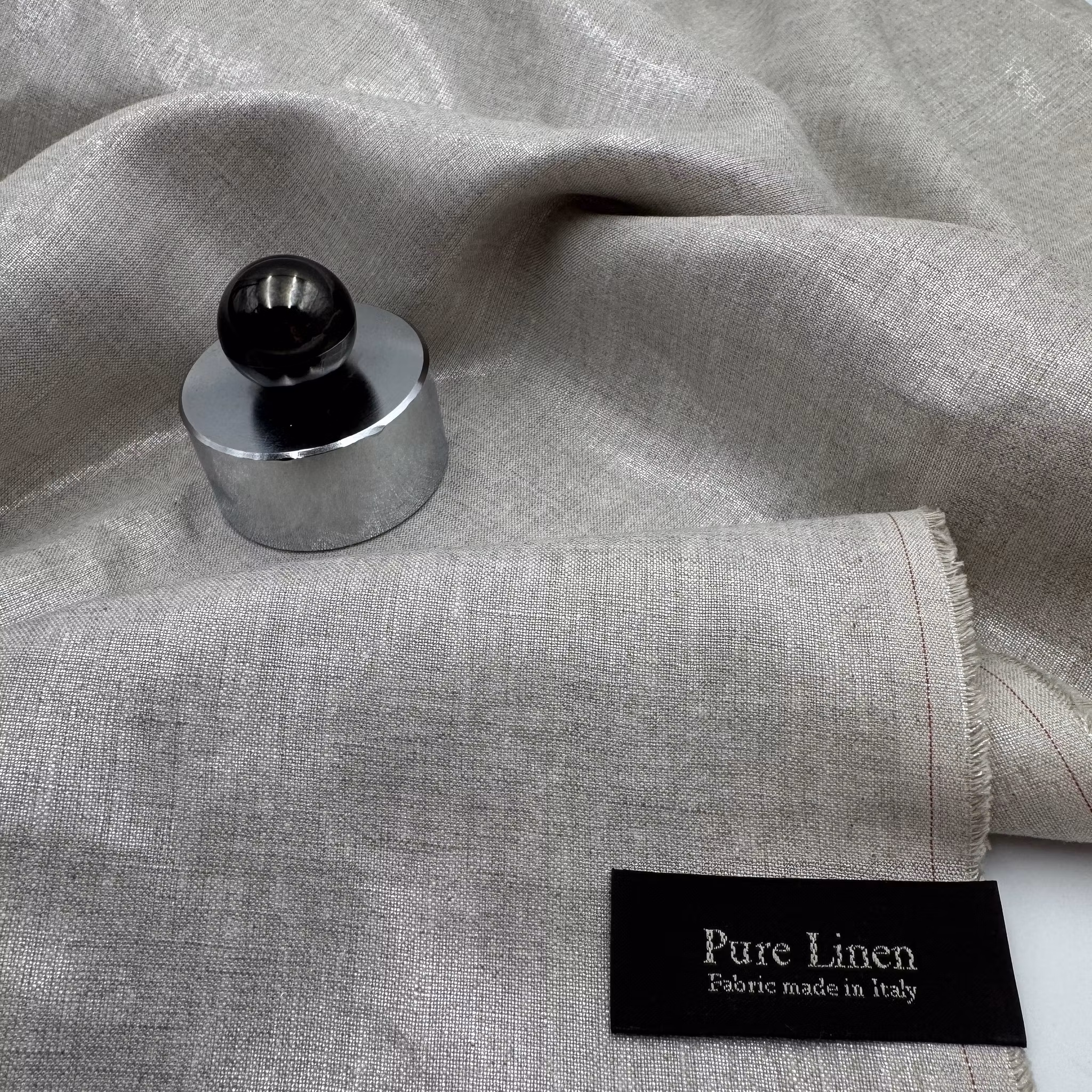 1,55m Lin oblekt skimrande