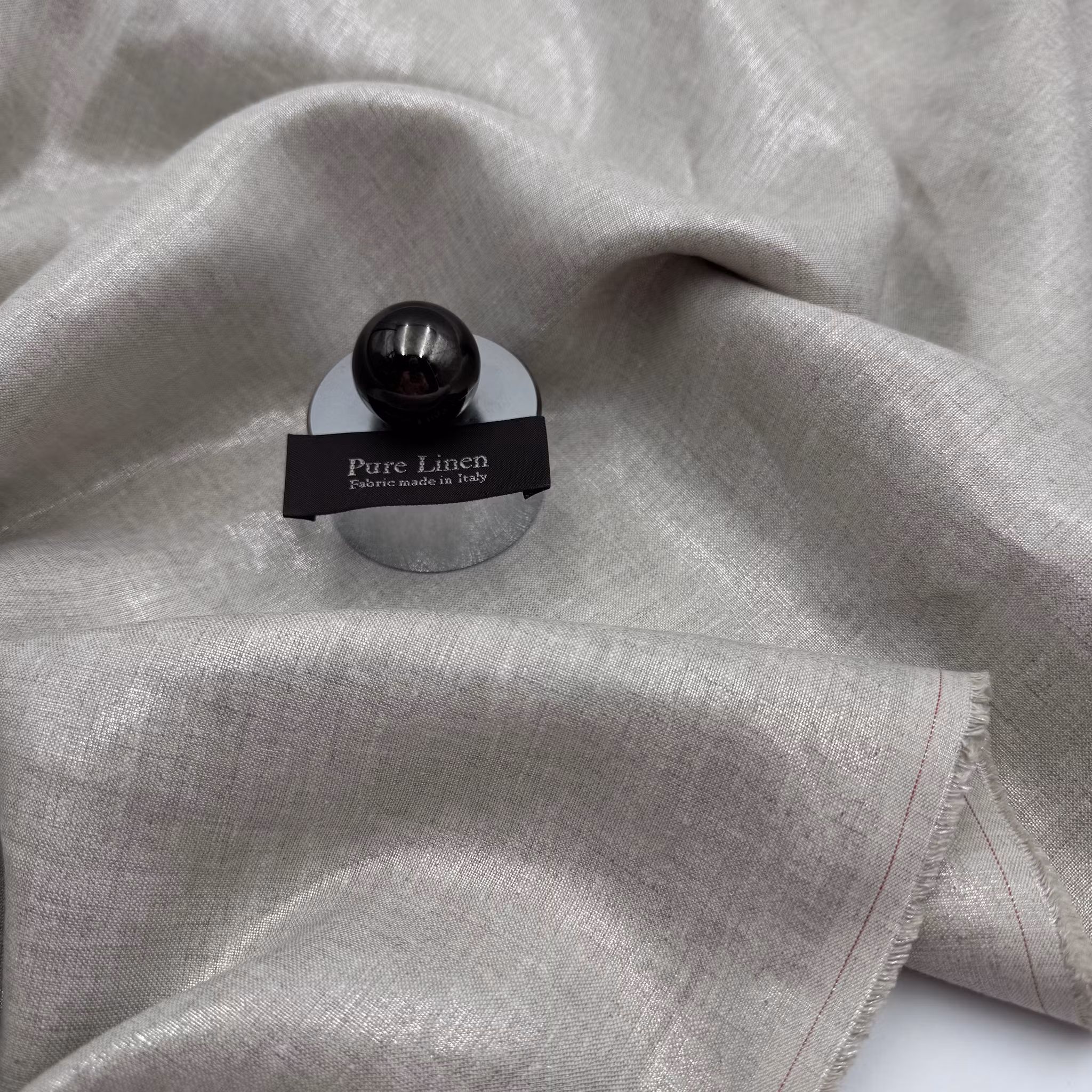 1,55m Lin oblekt skimrande