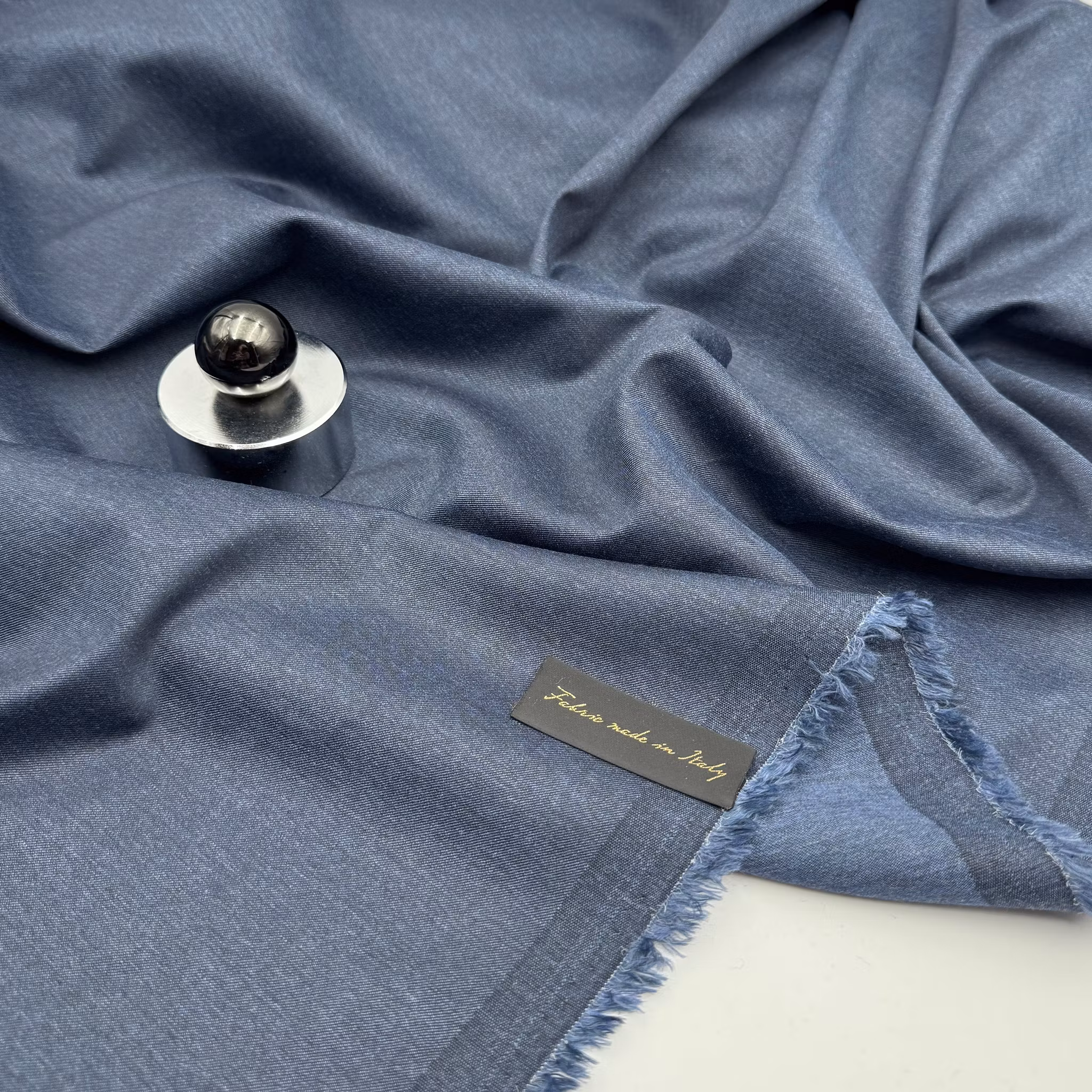 2,5m Ull/viskos mörkblåmelerad