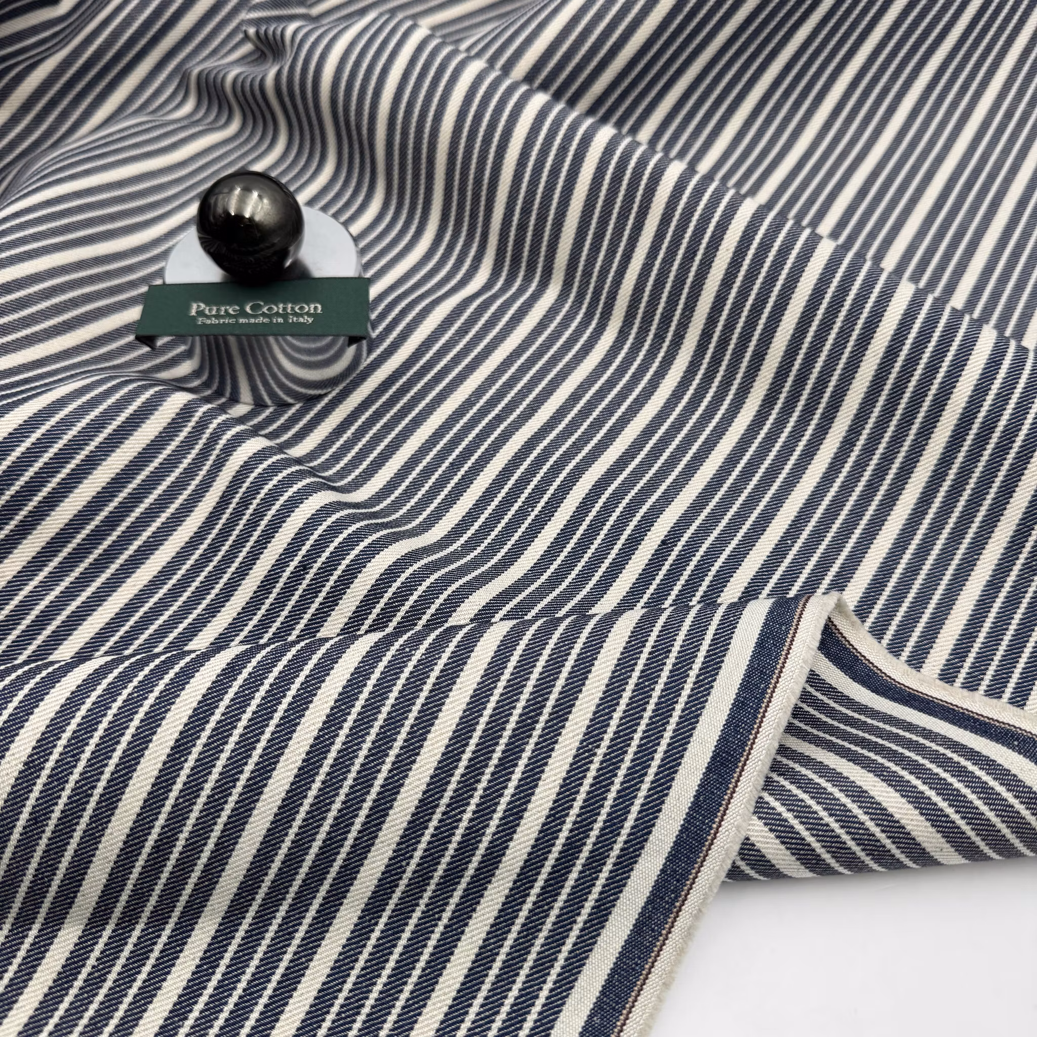 1,9m Denim smalrandig