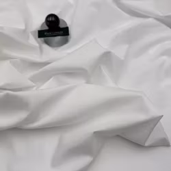 2,5m Bomull vit tunnare Canclin* litet vävfel