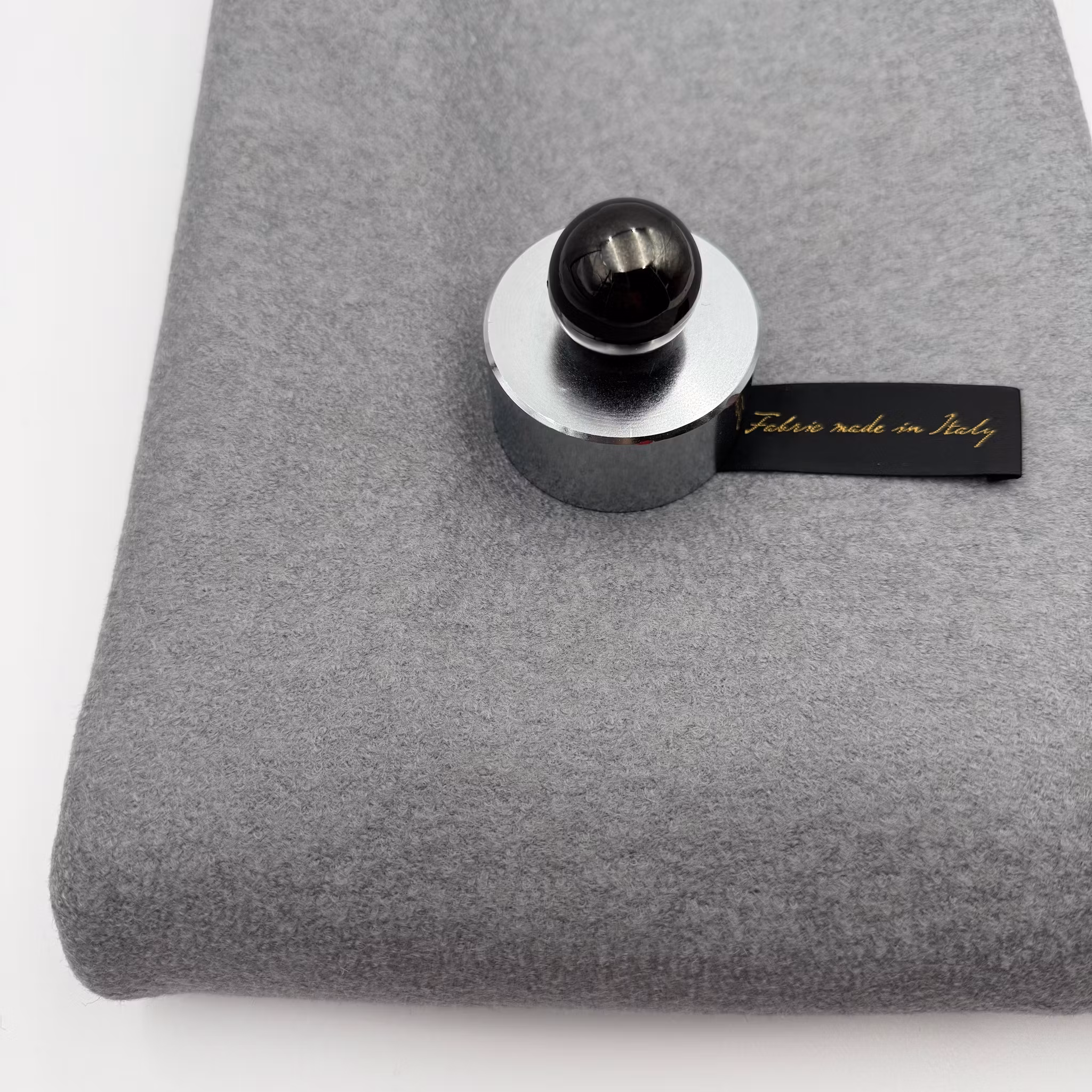 2,7m kokt ull stålgrå