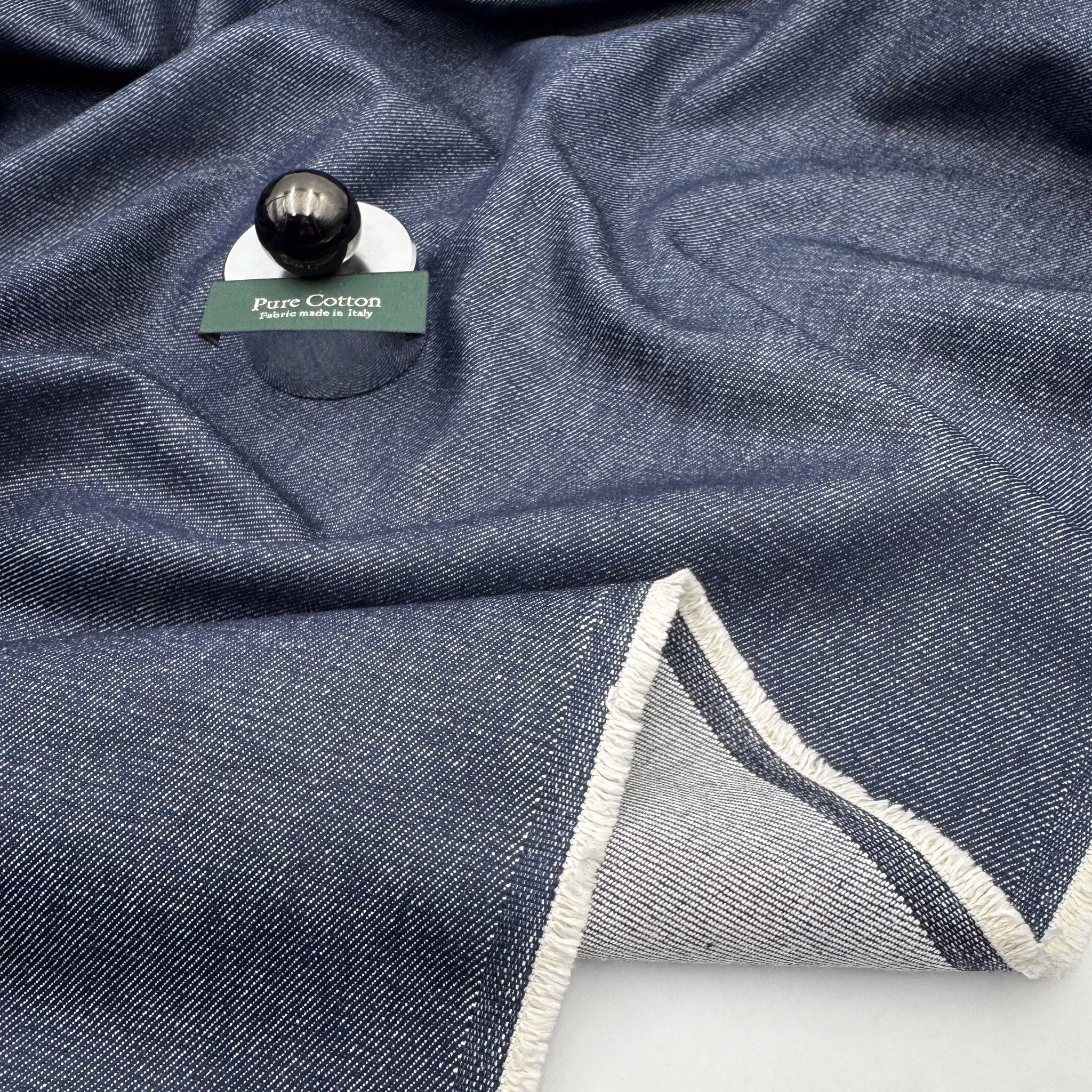 2,5m Denim japansk tvättad Kurab*