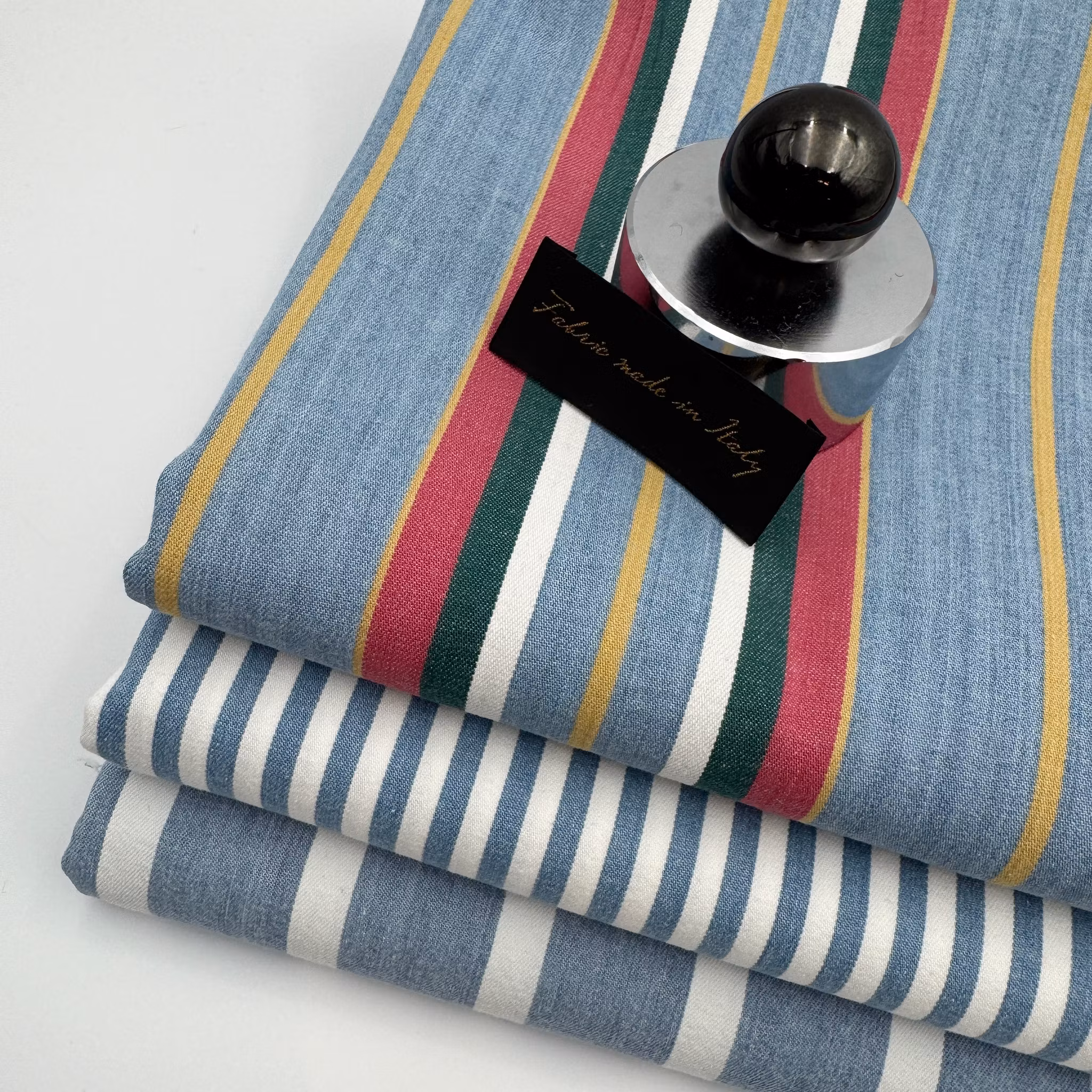 1,5m Denimrand smal ljusblå