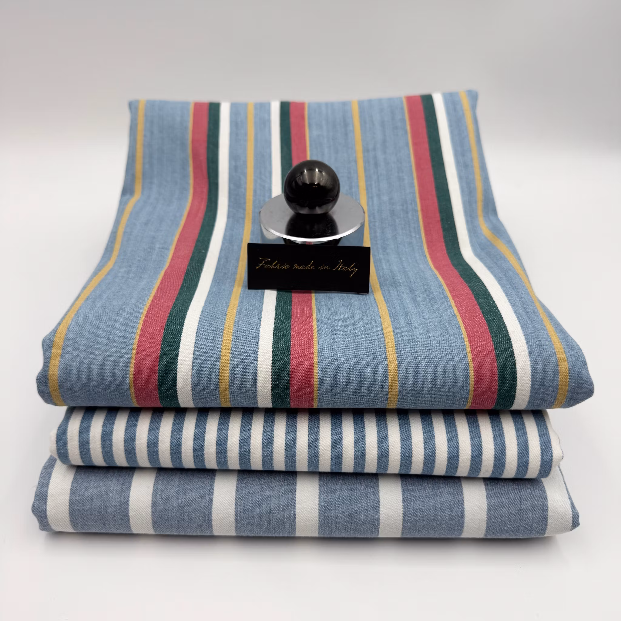 1,5m Denimrand bred ljusblå