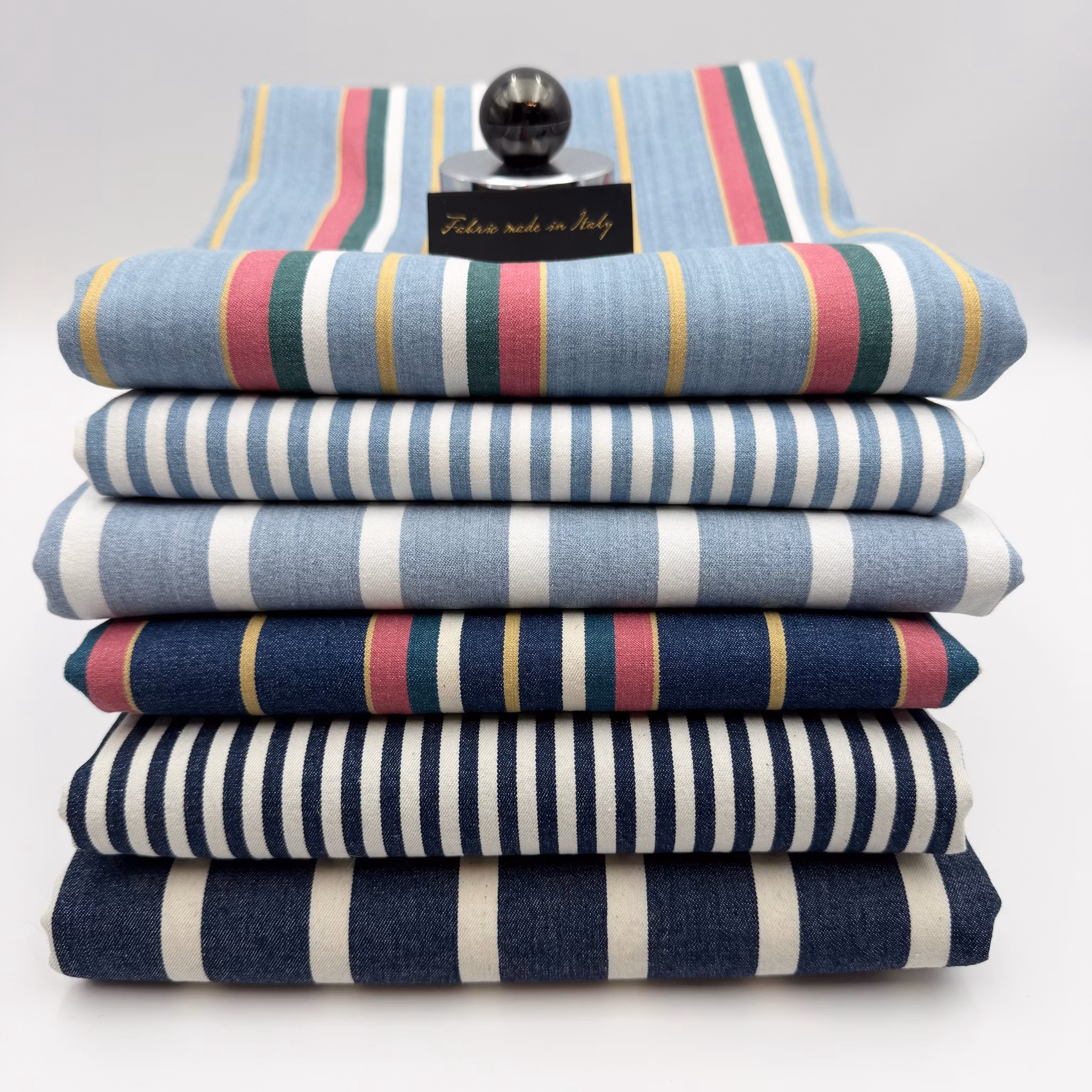 1,5m Denimrand multi mörkblå