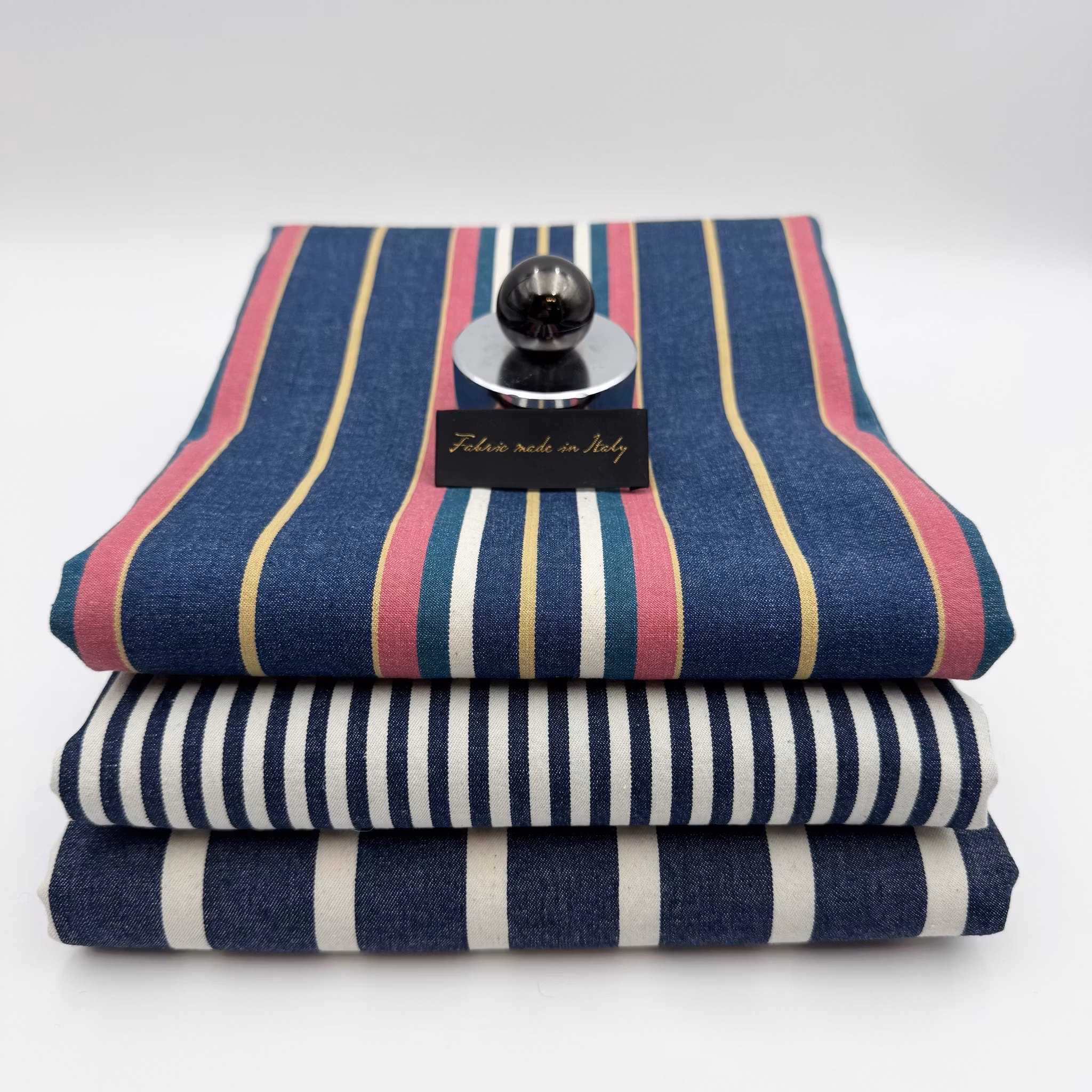 1,5m Denimrand multi mörkblå