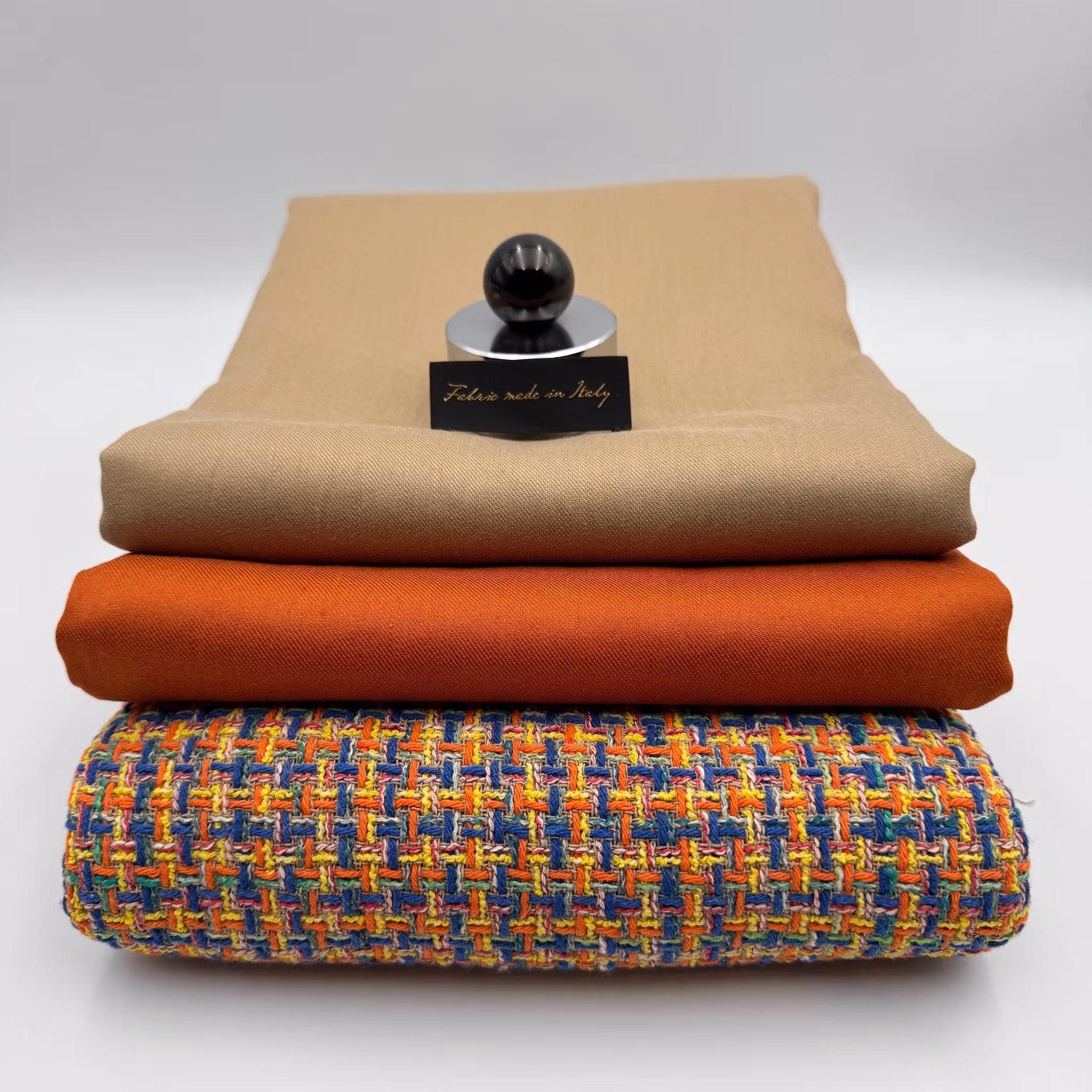 1,1m Bomullschanel beige/multi