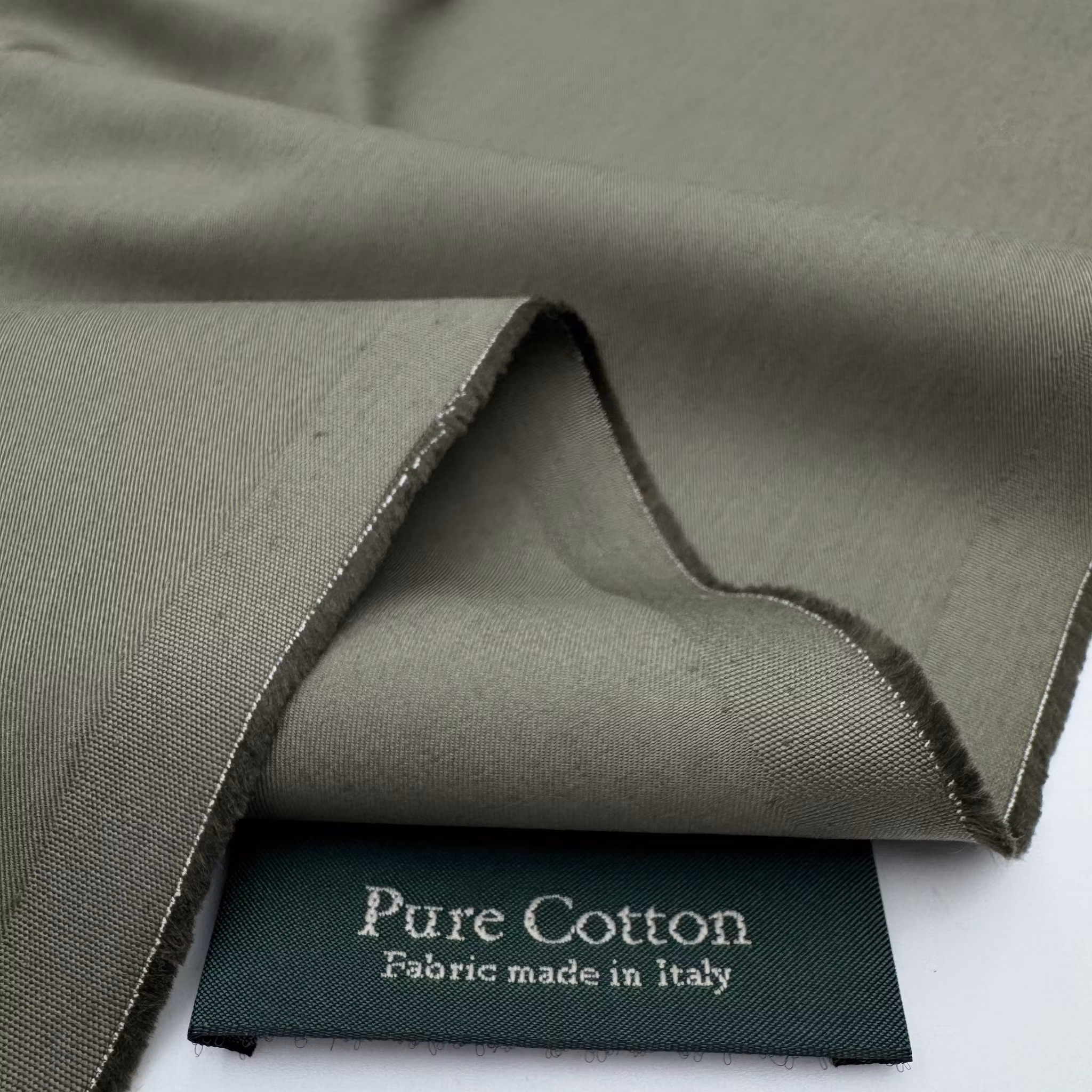 1,5m Bomullschinos khakigrön