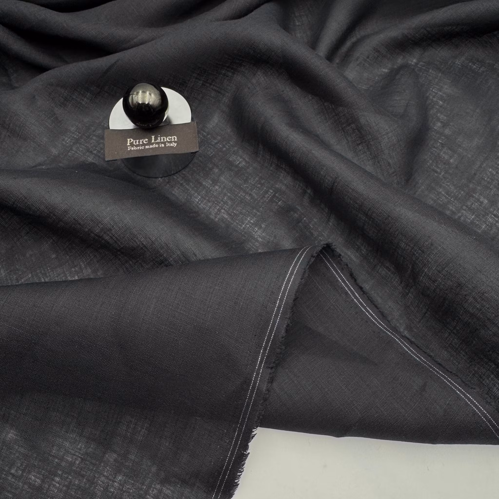 1,5m Lin tunnare svart Canclin*