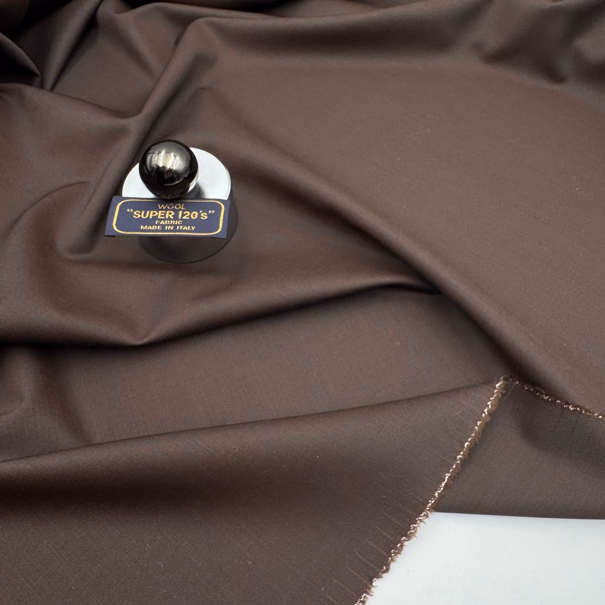 1,5m Kostymull brun super 120’s