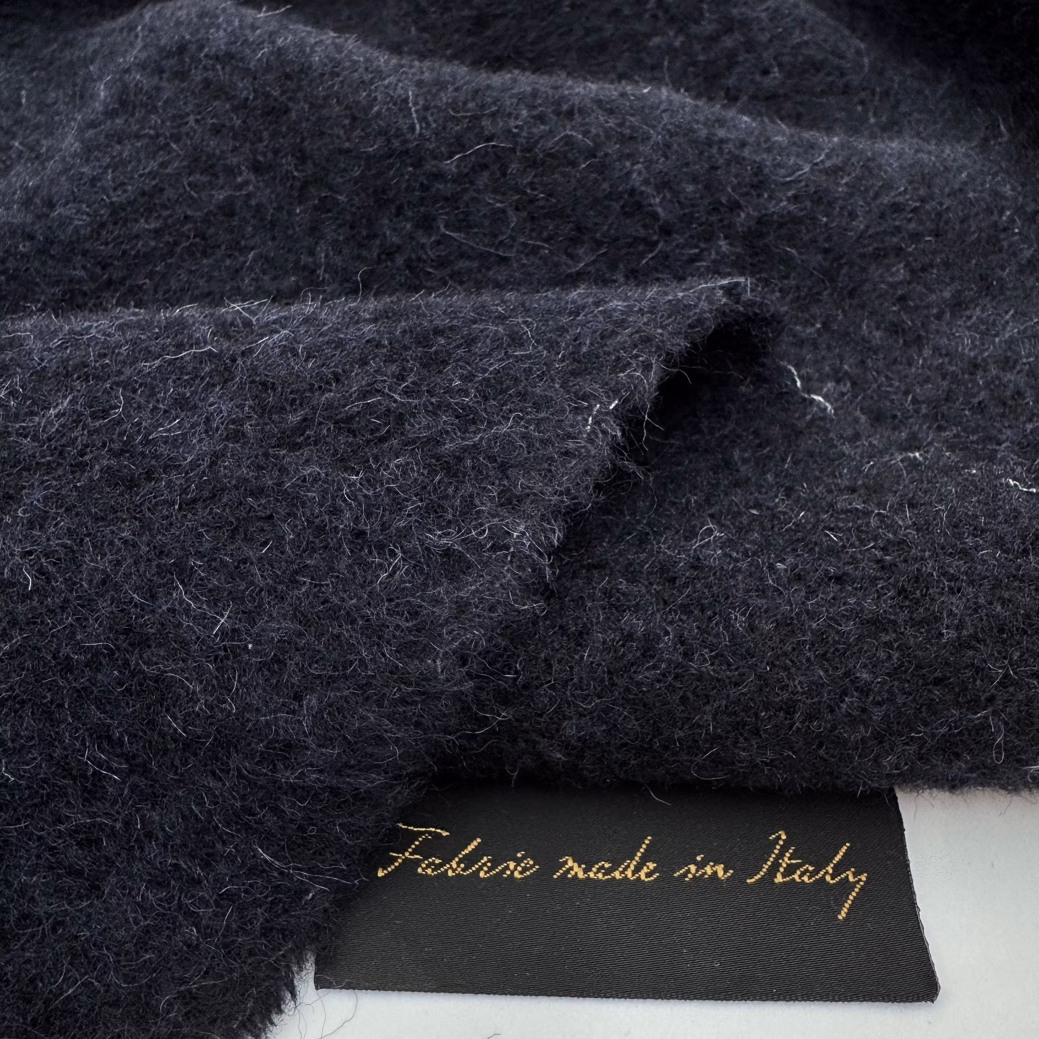 0,5m Kappull fluffig marin