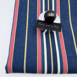 1,5m Denimrand multi mörkblå