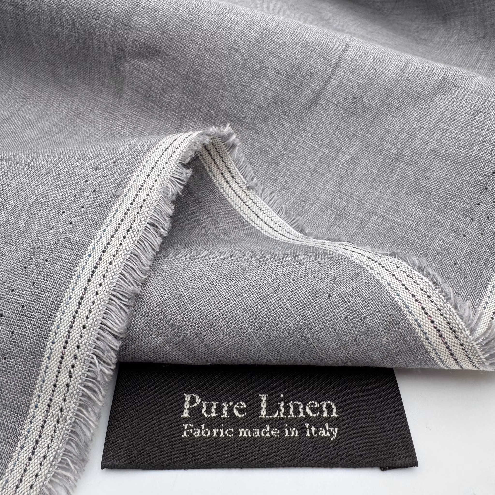 1m Lin gråmelerat