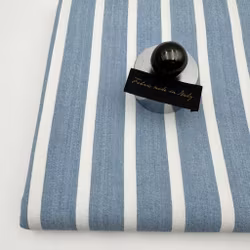 1,8m Denimrand bred ljusblå