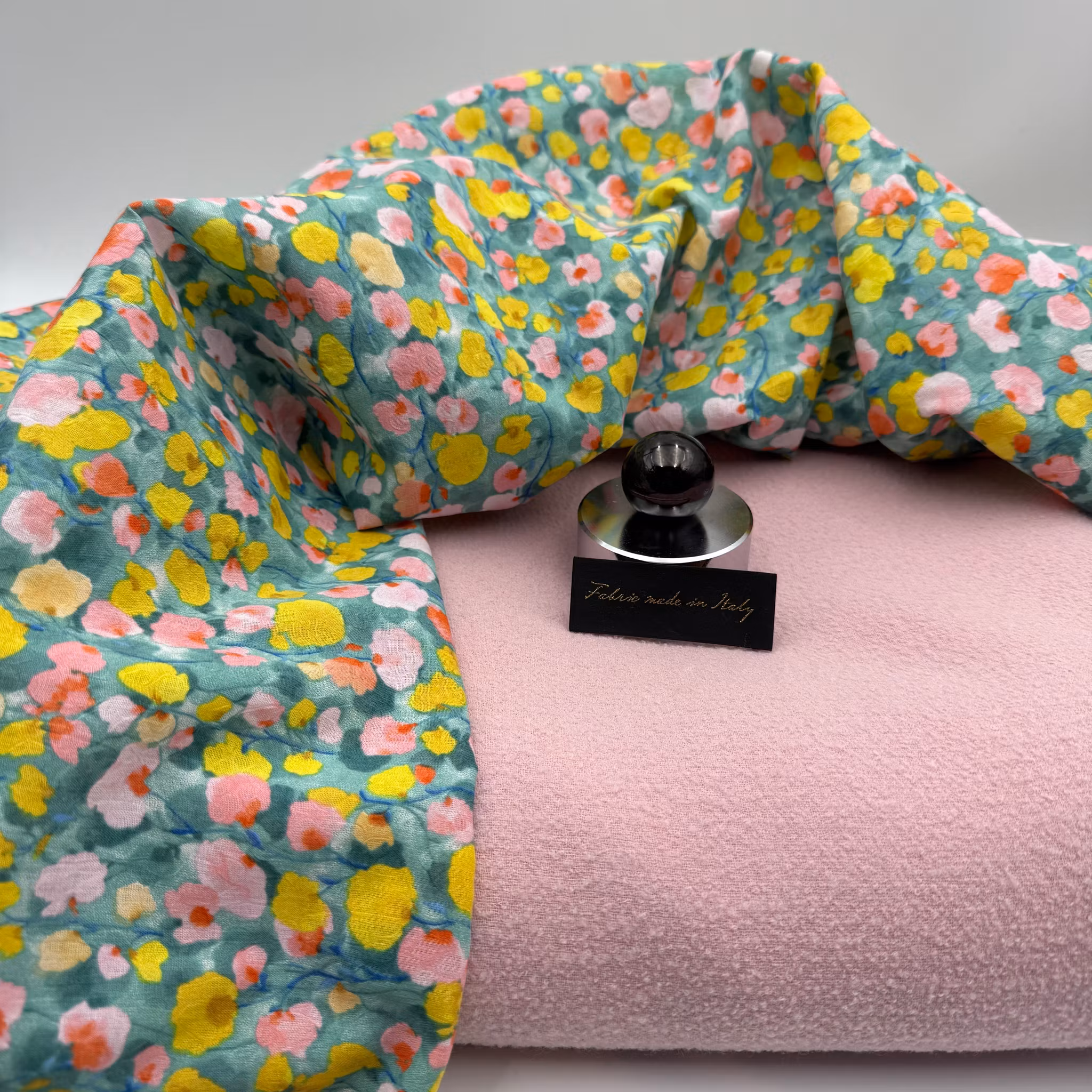 2m Ullbouclé ljusrosa