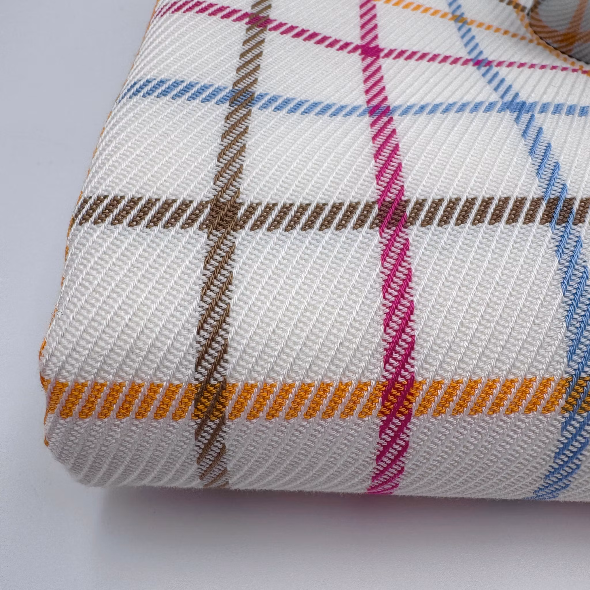 1,5m Bomullstwill rutig