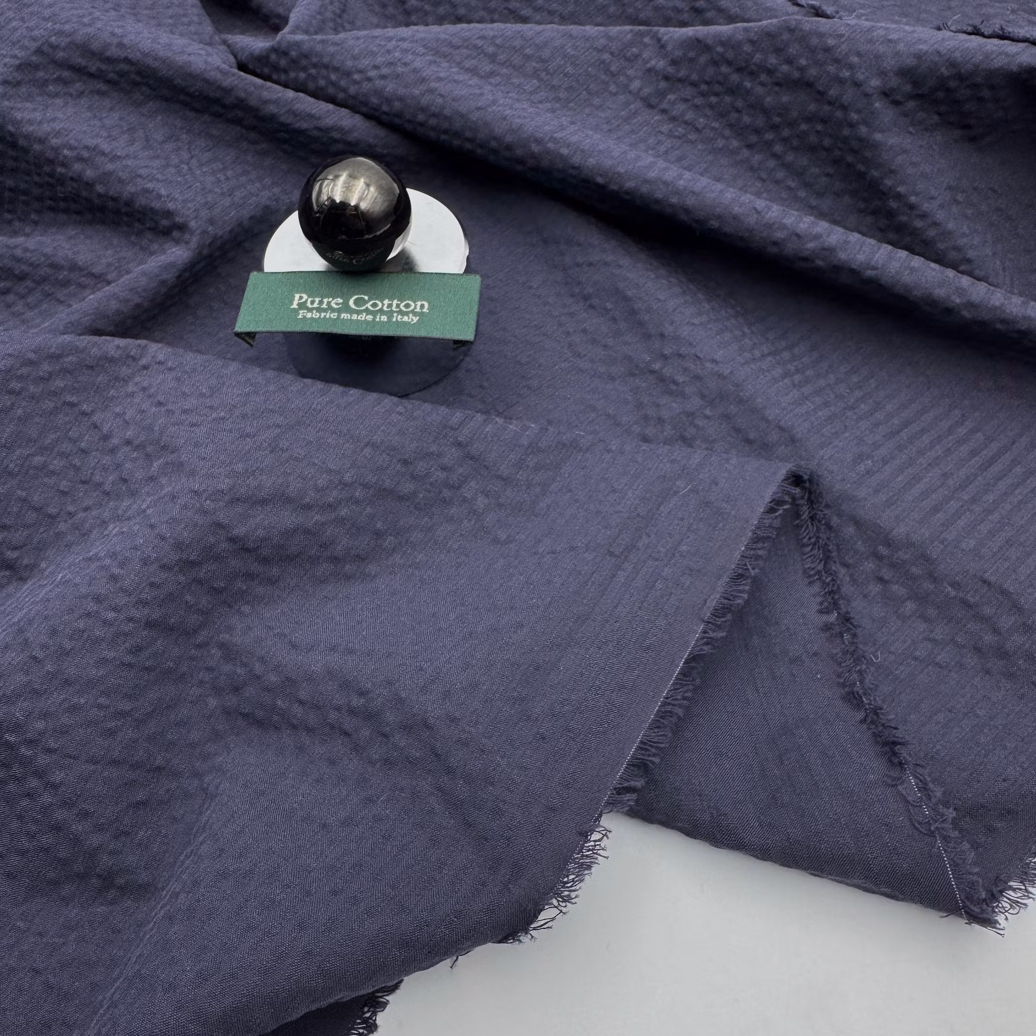 1,5m Bomullsbäckebölja marin